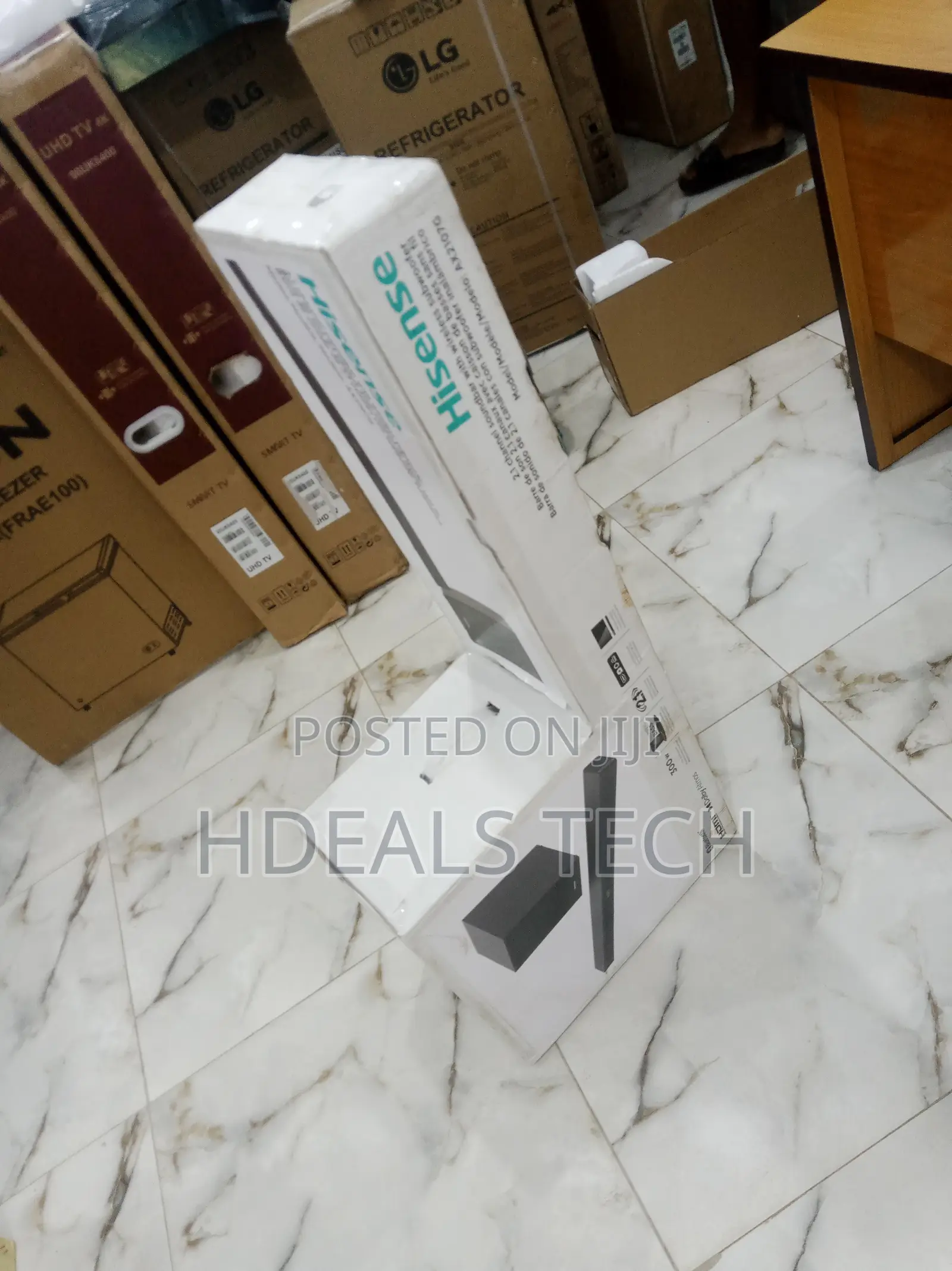 Wall Mountable Hisense 300W Soundbar - 2.1 Channel.