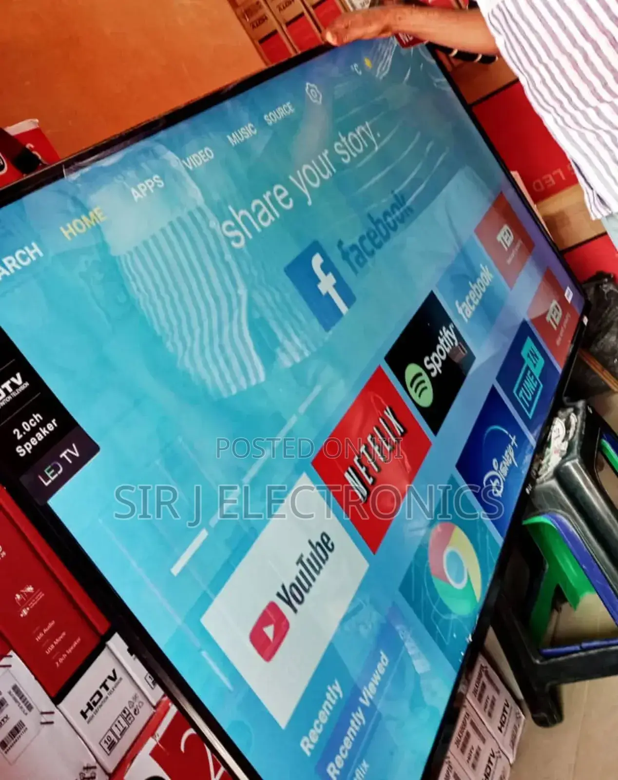 Original 85" Lg Smart Uhd Television+ Netflix+ Youtube