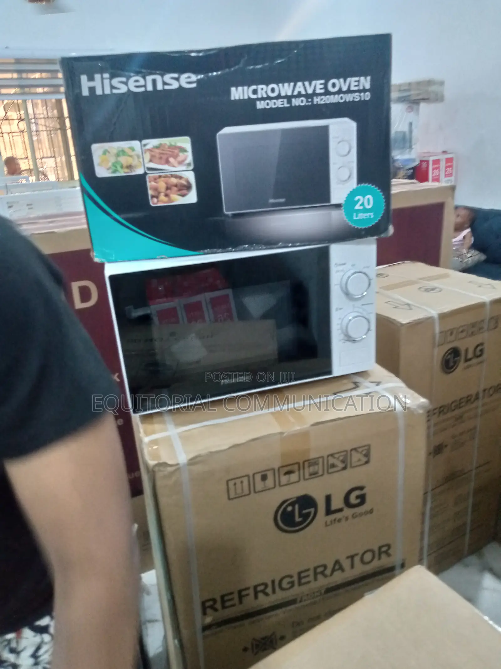 Original Hisense Microwave Oven White