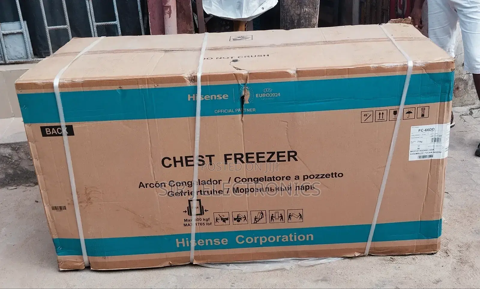 Brand New 500litres Hisense Double Door Chest Freezer