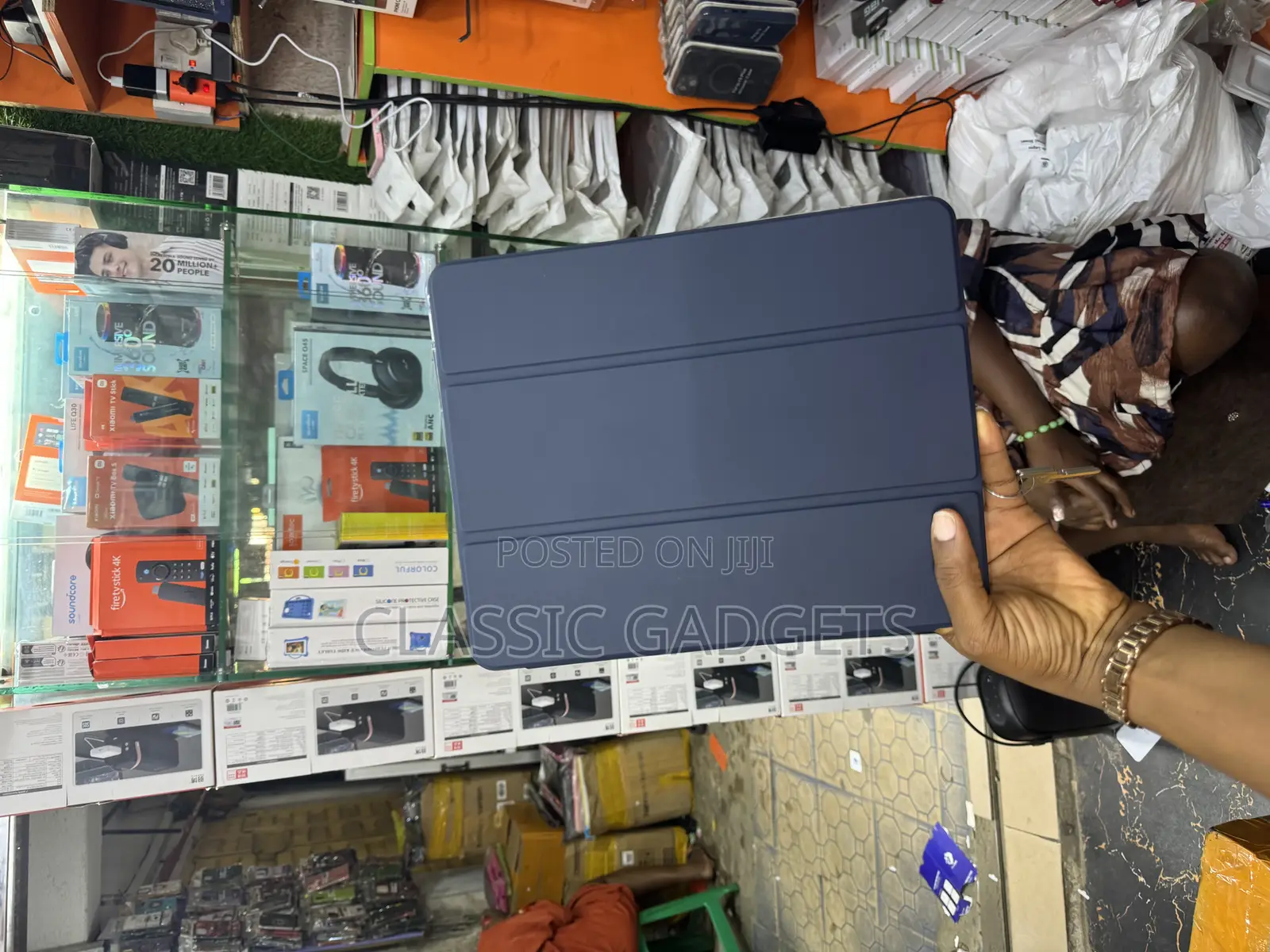 Crystal Clear Flip Cover for iPad Pro 11”/Air 11” M4 2024