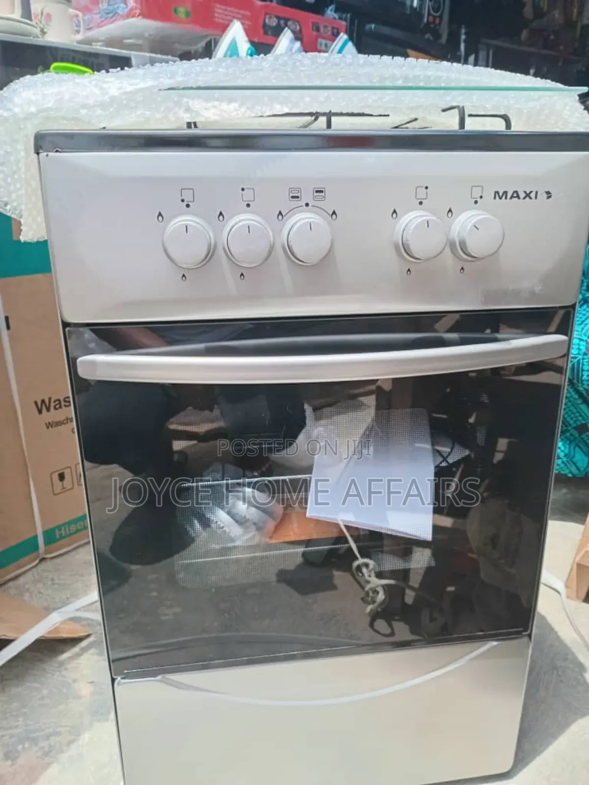 Maxi Standing Gas Cooker 50 by 50 Four Burners