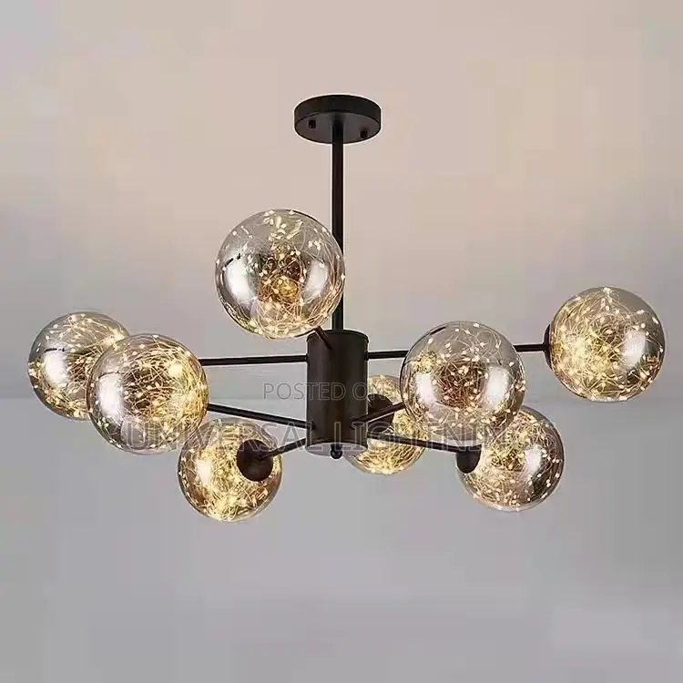 Led Glass Luxurious Chandeliers