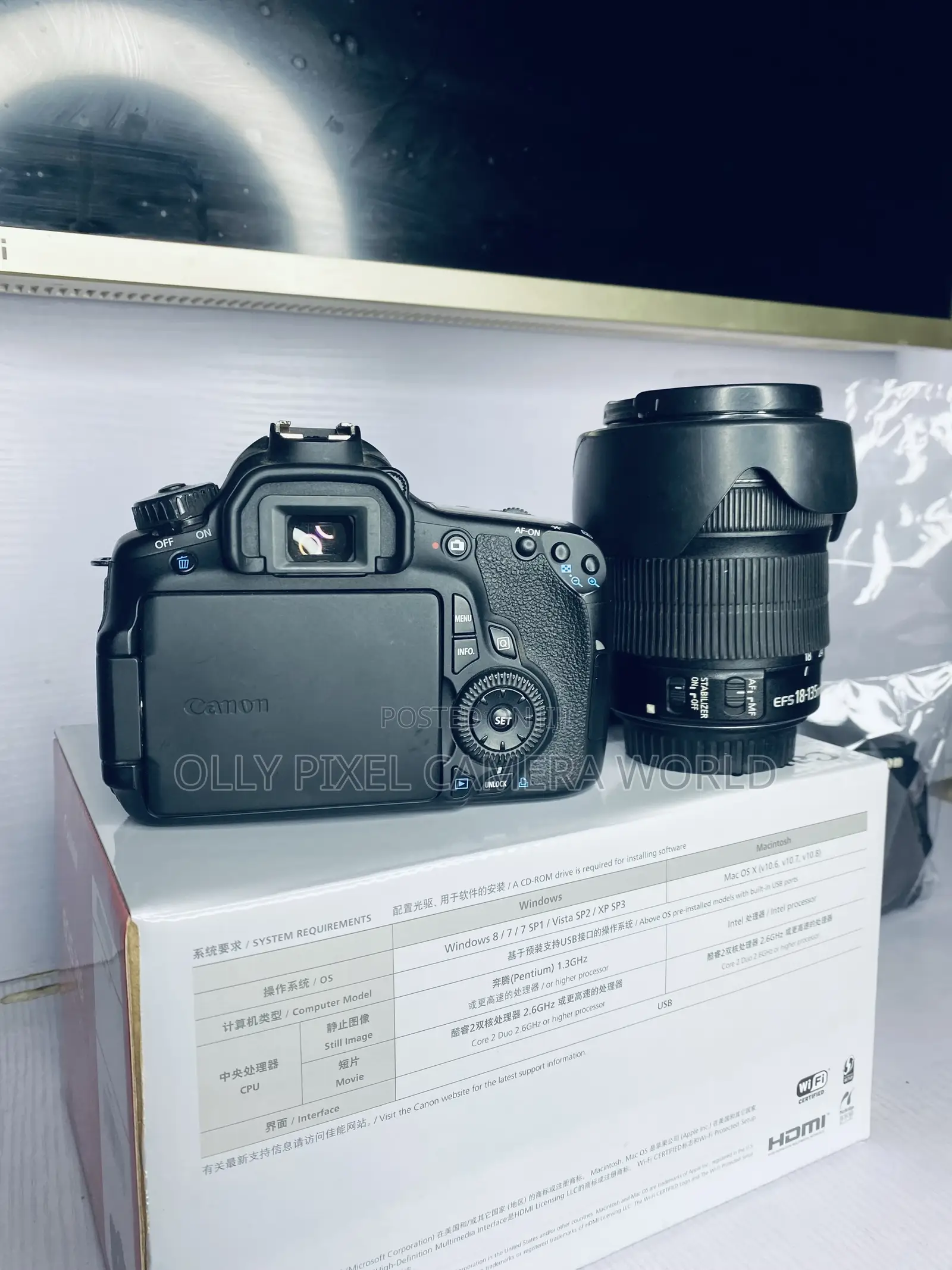 Canon 60d With 18-135 Image Stabilizer Lens