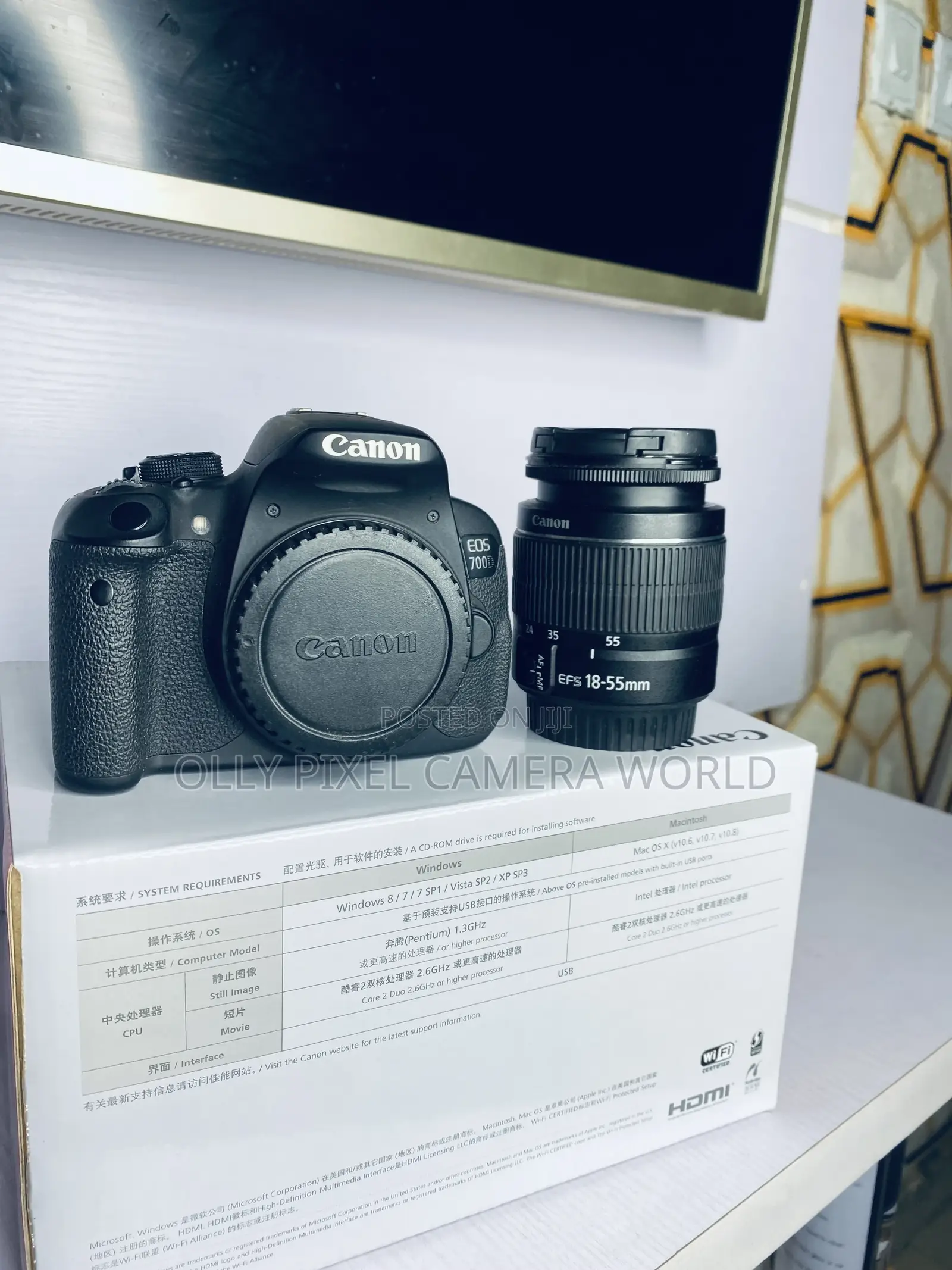 Canon 700D With 18-55 Lens