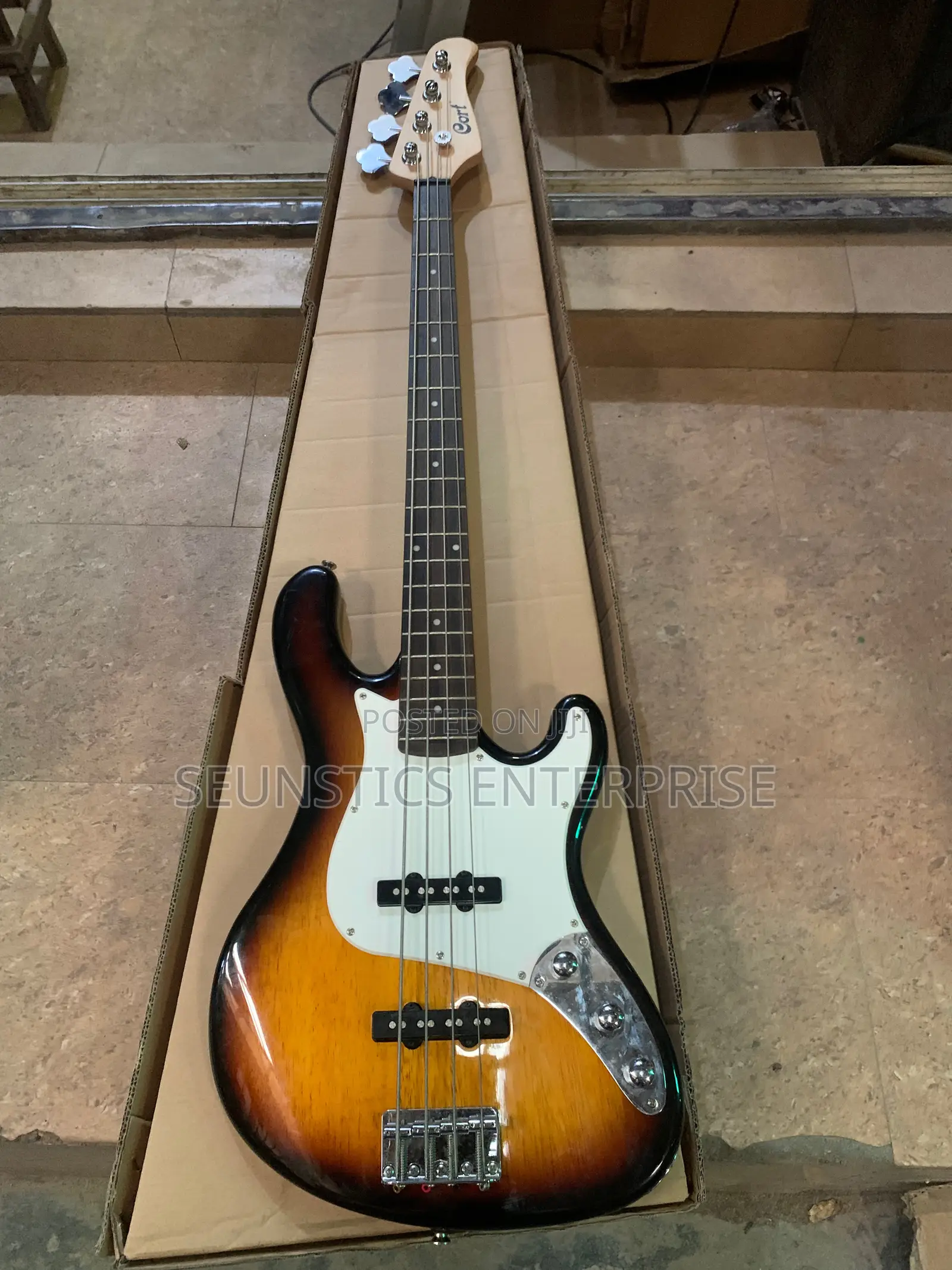 Quality Cort Four String Jazz Bass Guitar