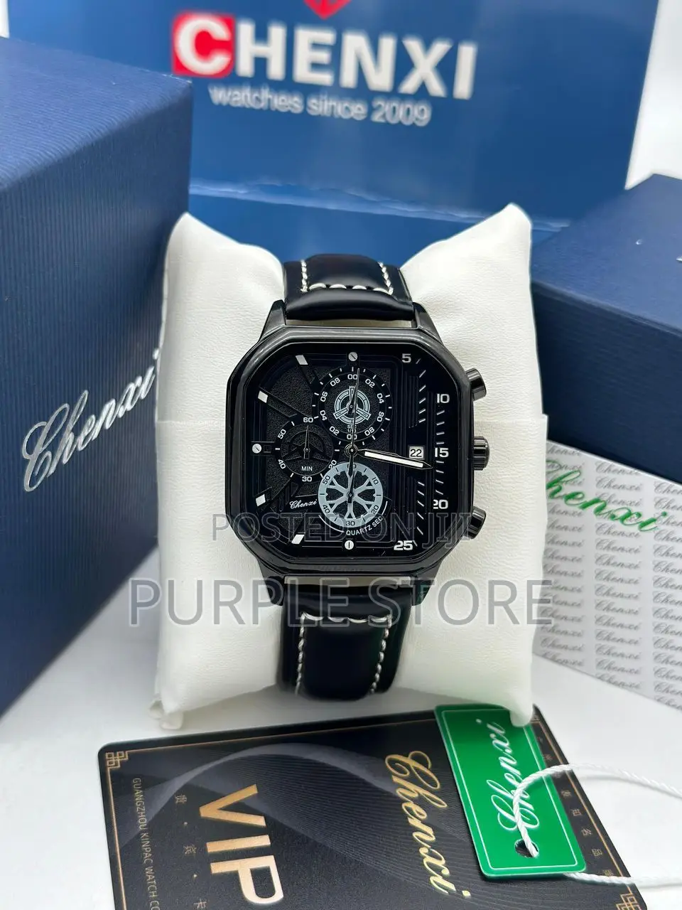 Chenxi Chronograph Leather Watch
