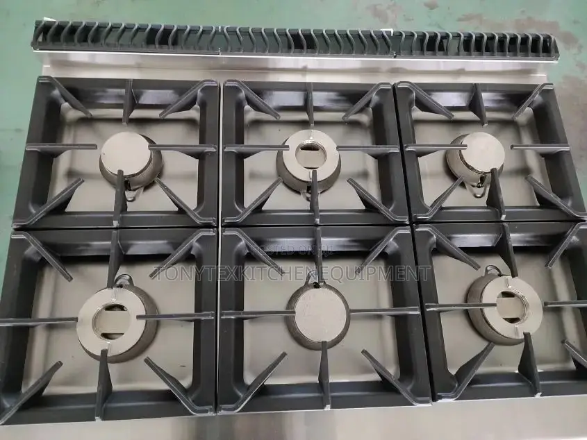 Industrial 6burner Cooking Stove Commercial Gas