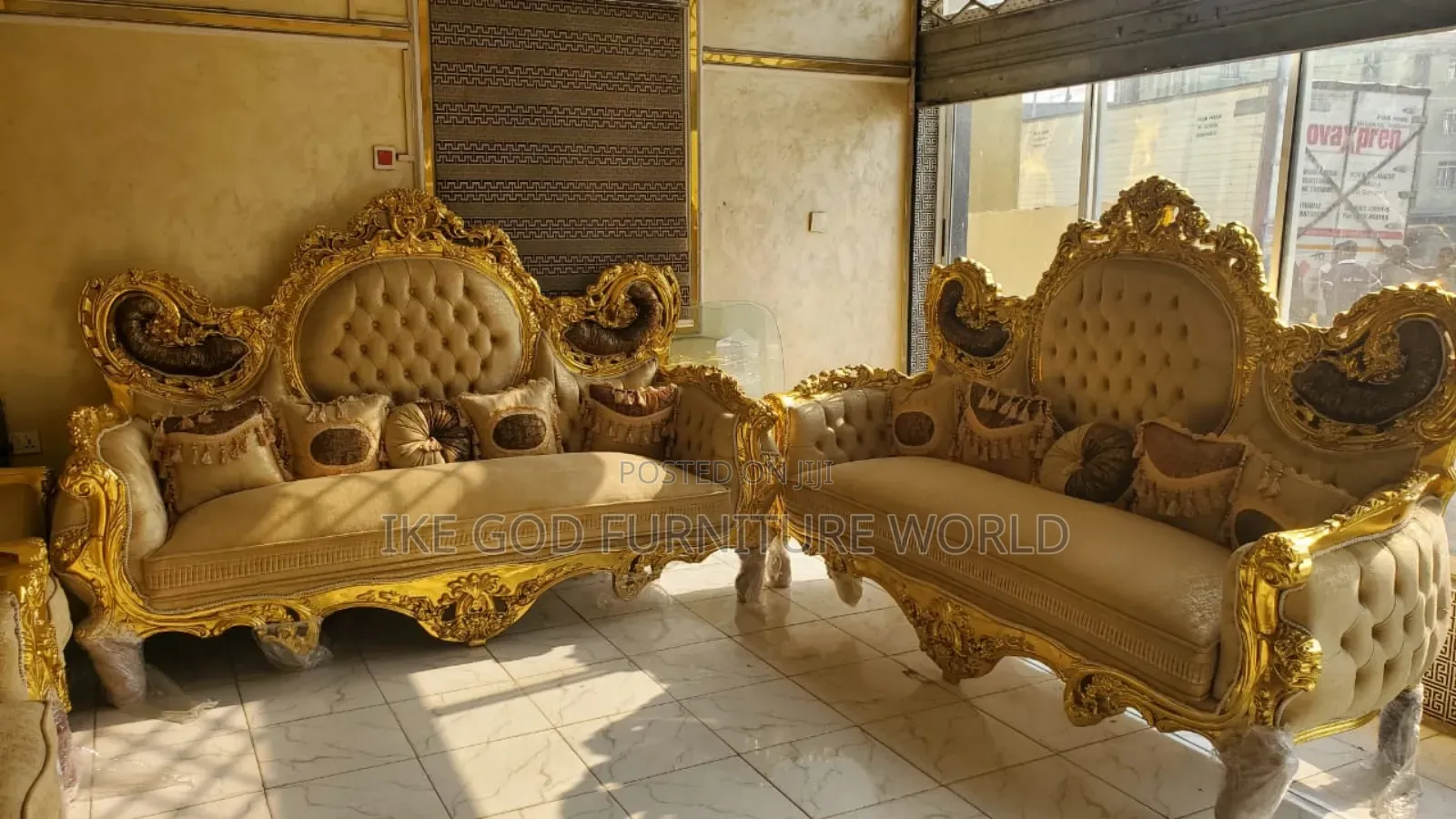 Complete Set of High Classic Imported Sofa Chair