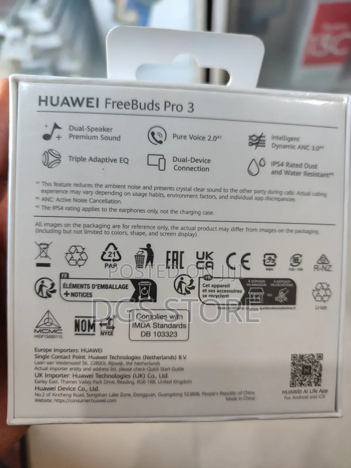 Huawei Freebuds Pro 3 Bluetooth Earbuds
