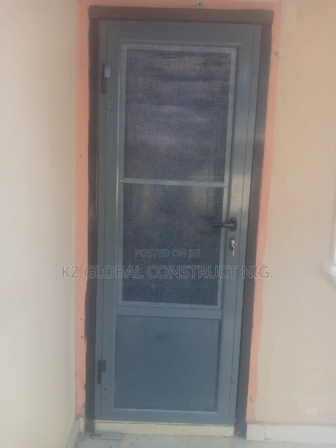 Aluminum Single Panel Hinge Door Net Series 0002