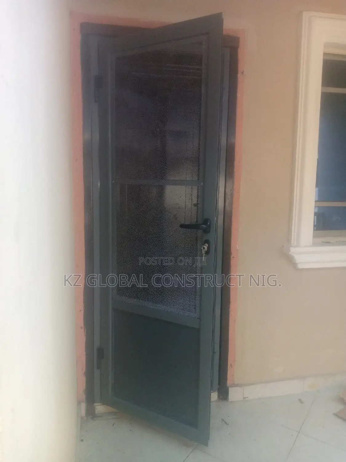 Aluminum Single Panel Hinge Door Net Series 0002