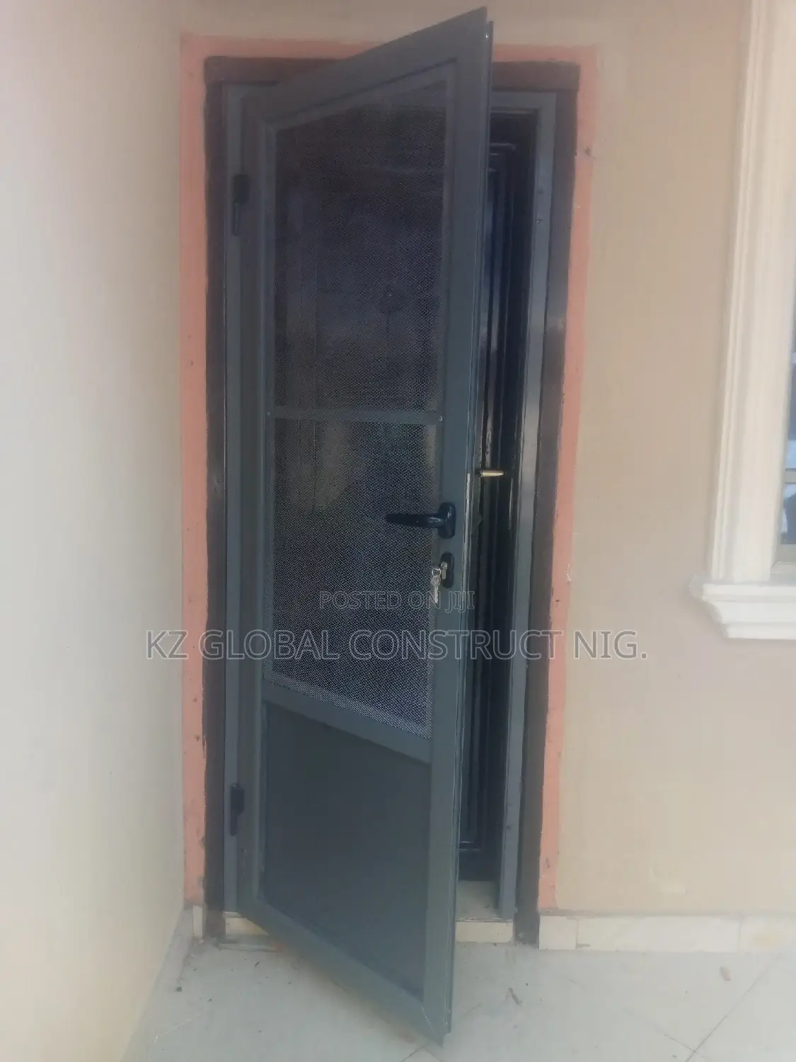 Aluminum Single Panel Hinge Door Net Series 0002
