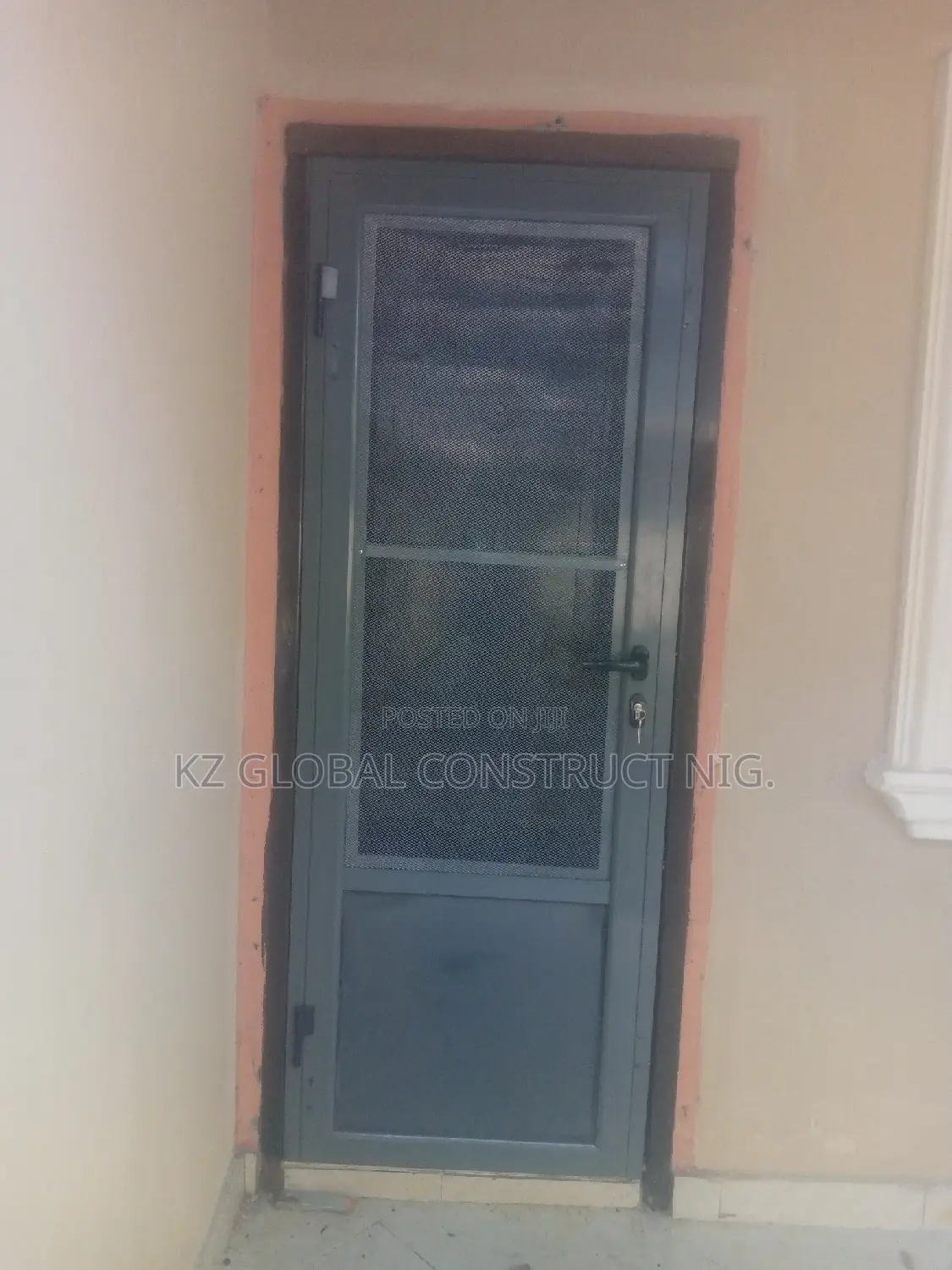 Aluminum Single Panel Hinge Door Net Series 0002