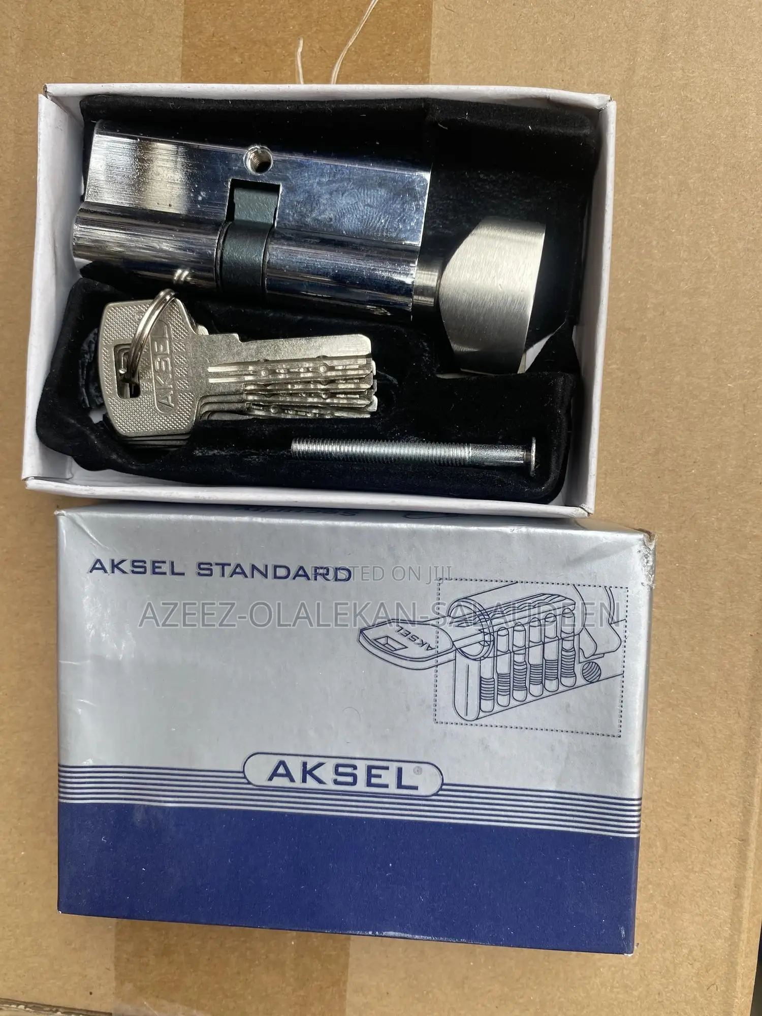 Aksel Standard 70mm Thumb Cylinder Lock