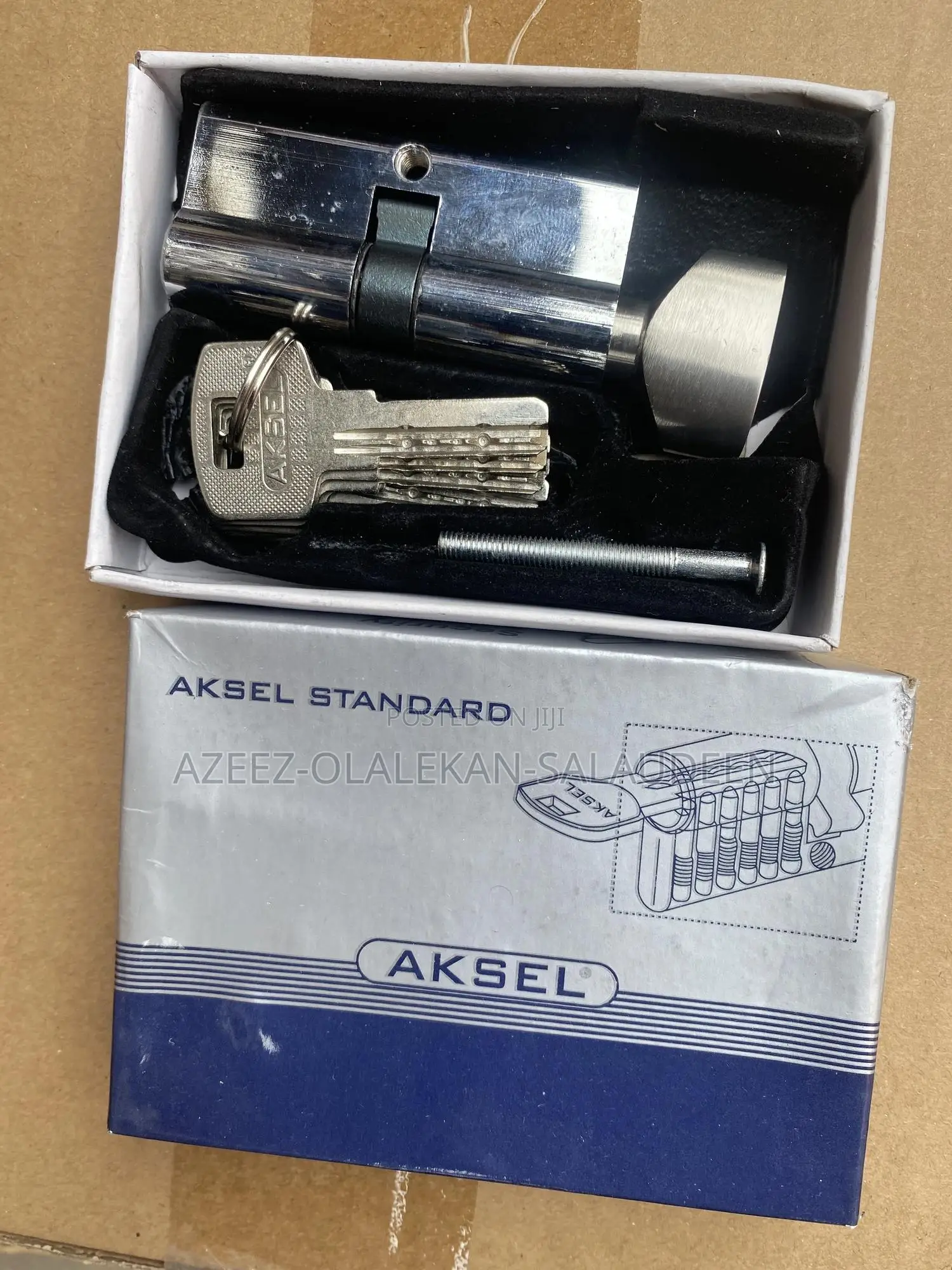 Aksel Standard 70mm Thumb Cylinder Lock