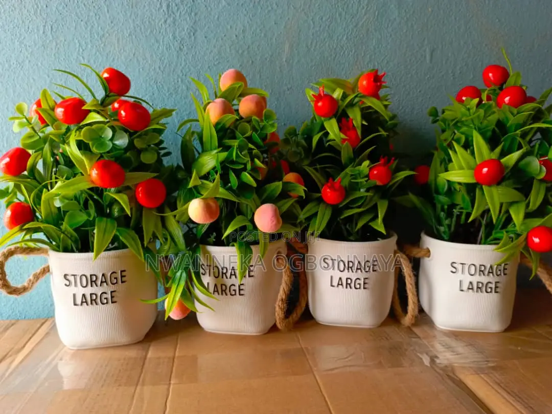 Artificial Flower Bonsai Plastic Bouquet Tulip Potted