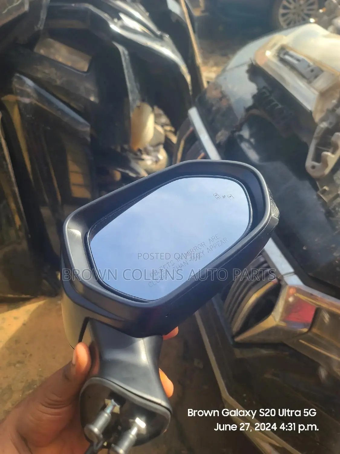 Side Mirrors Toyota Camry 2017-2023 With BSM