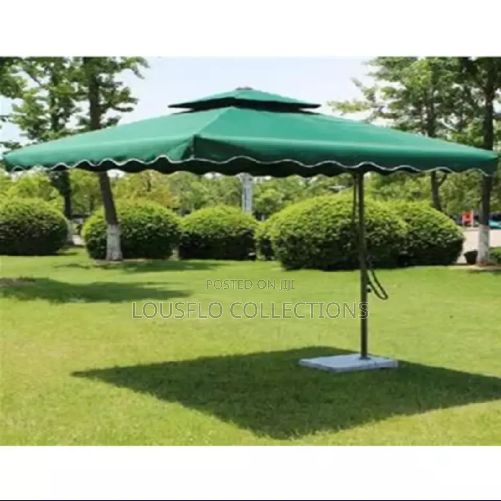 Quality Big Wining Umbrella Tent With Big Marble Base