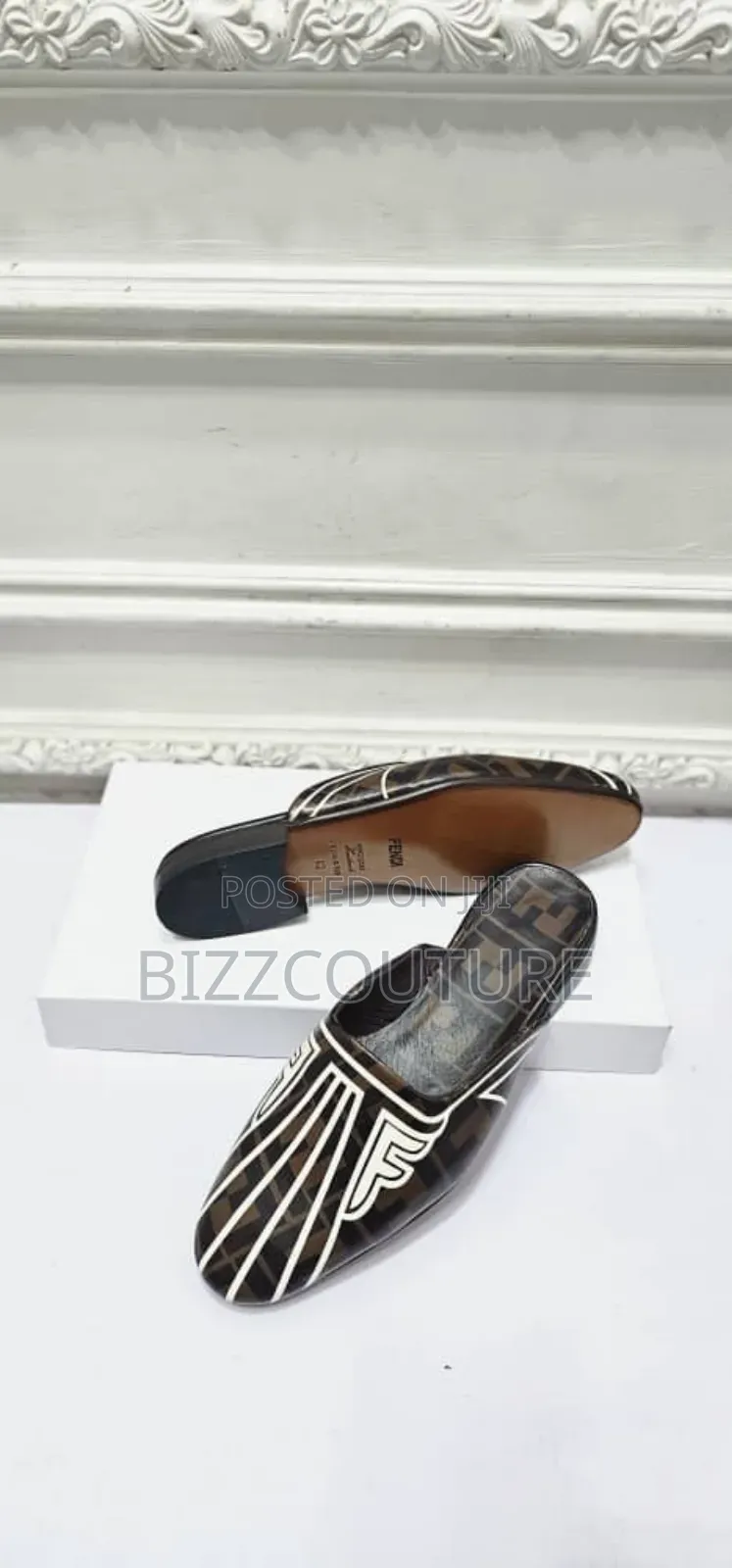 Original Fendi Half Shoes Available in Store