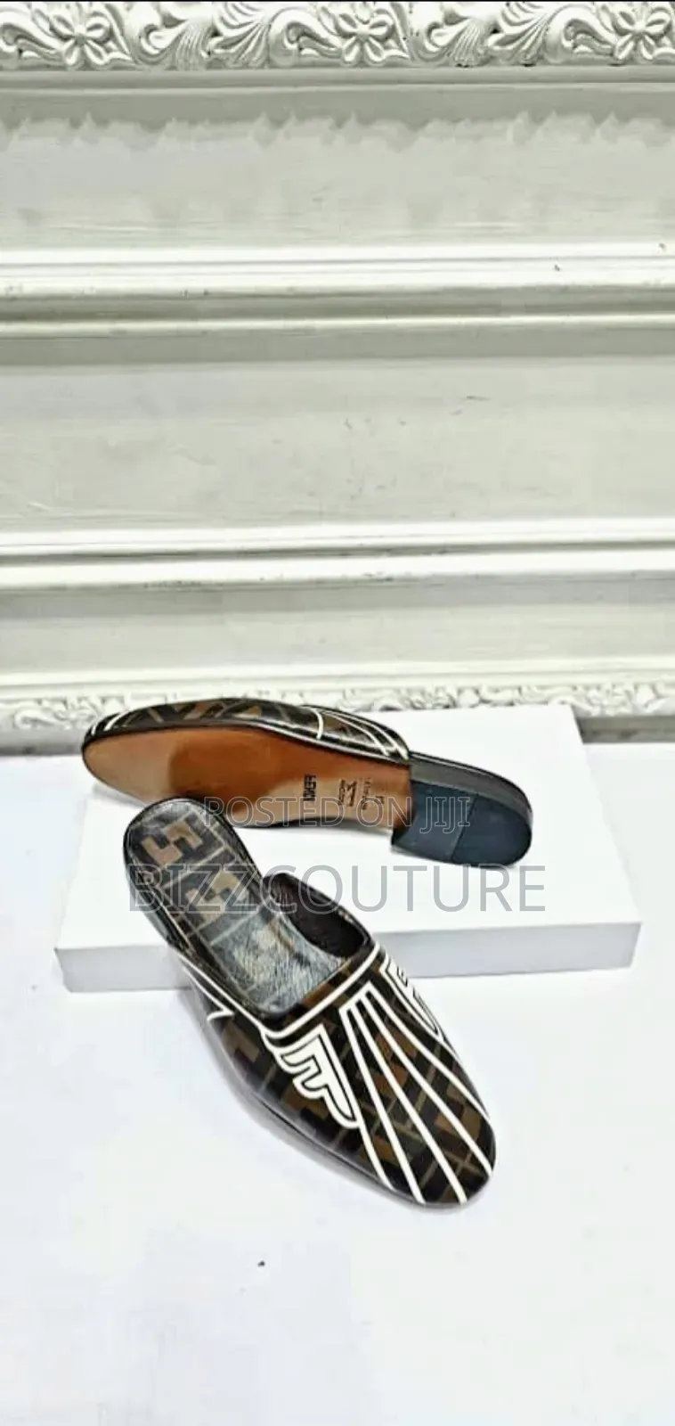 Original Fendi Half Shoes Available in Store