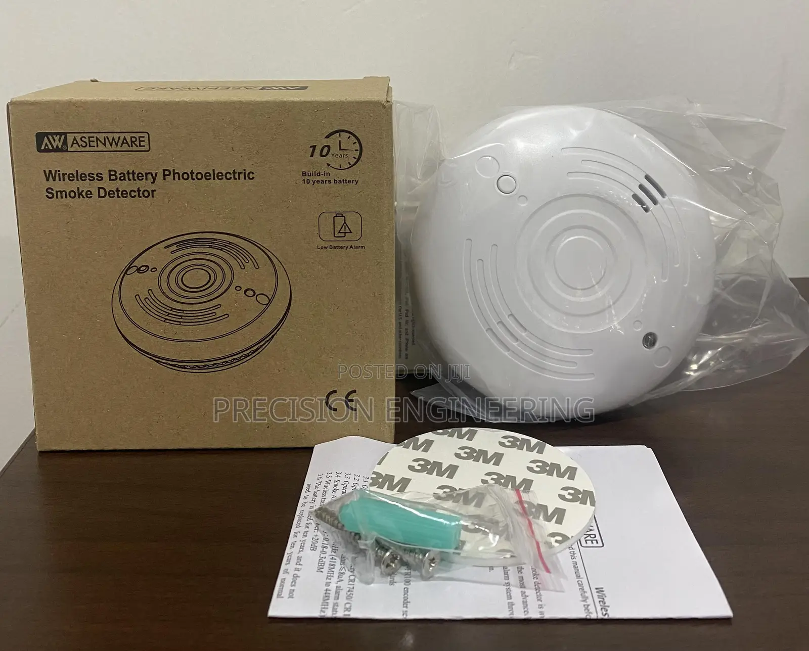 Asenware Wireless Battery Photoelectric Smoke Detector