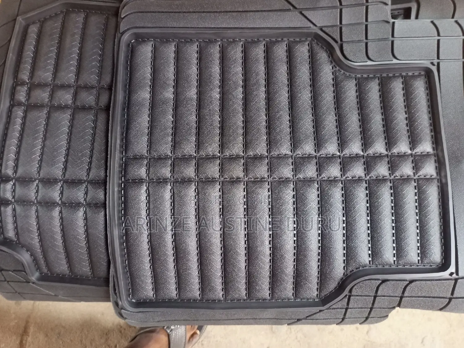 3D BLACK Floor Mats Protection Waterproof Dustproof