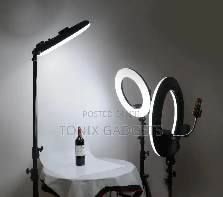 Rechargeable Led Selfie Ringlight + Tripod Stand- M45 18’’