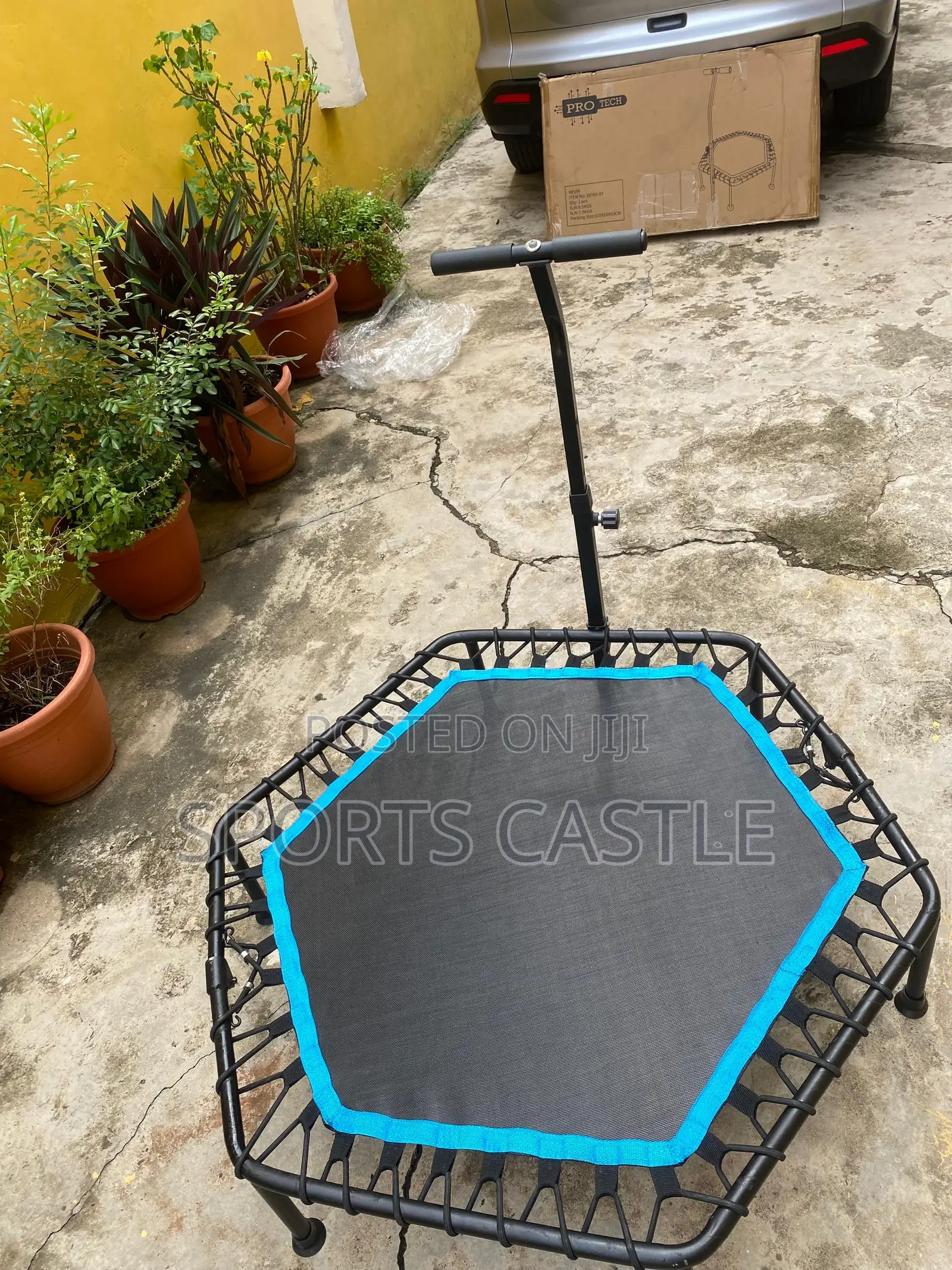 Children Trampoline With Safety Handle