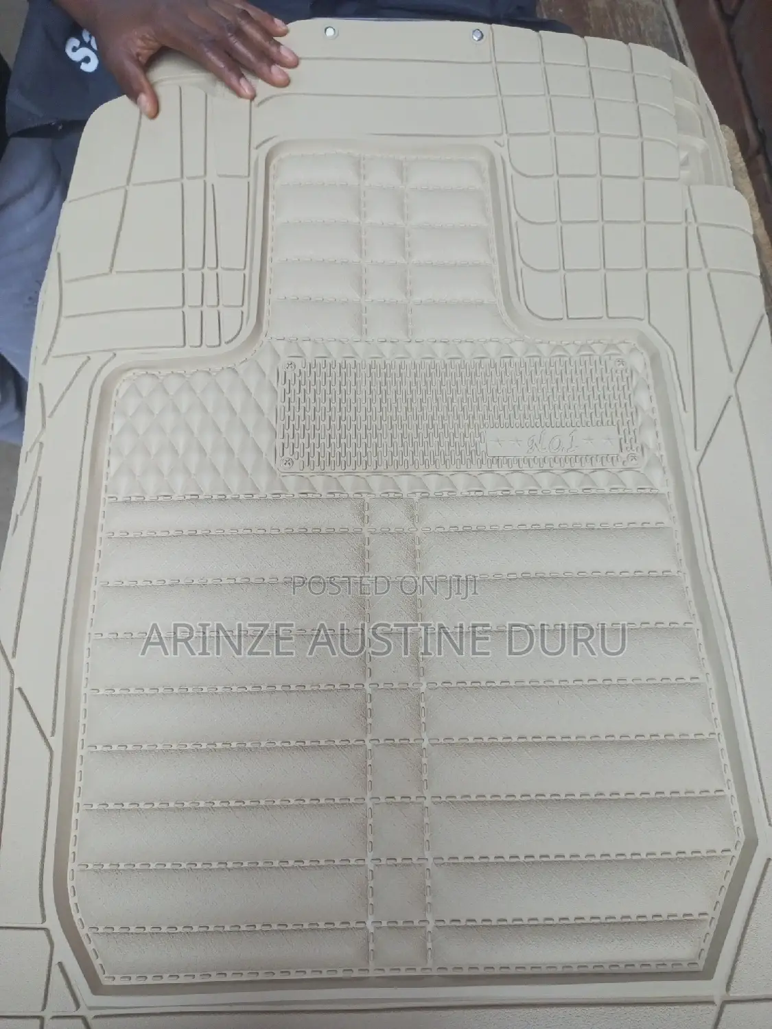 3D CREAM COLOR Floor Mats Protection Waterproof Dustproof
