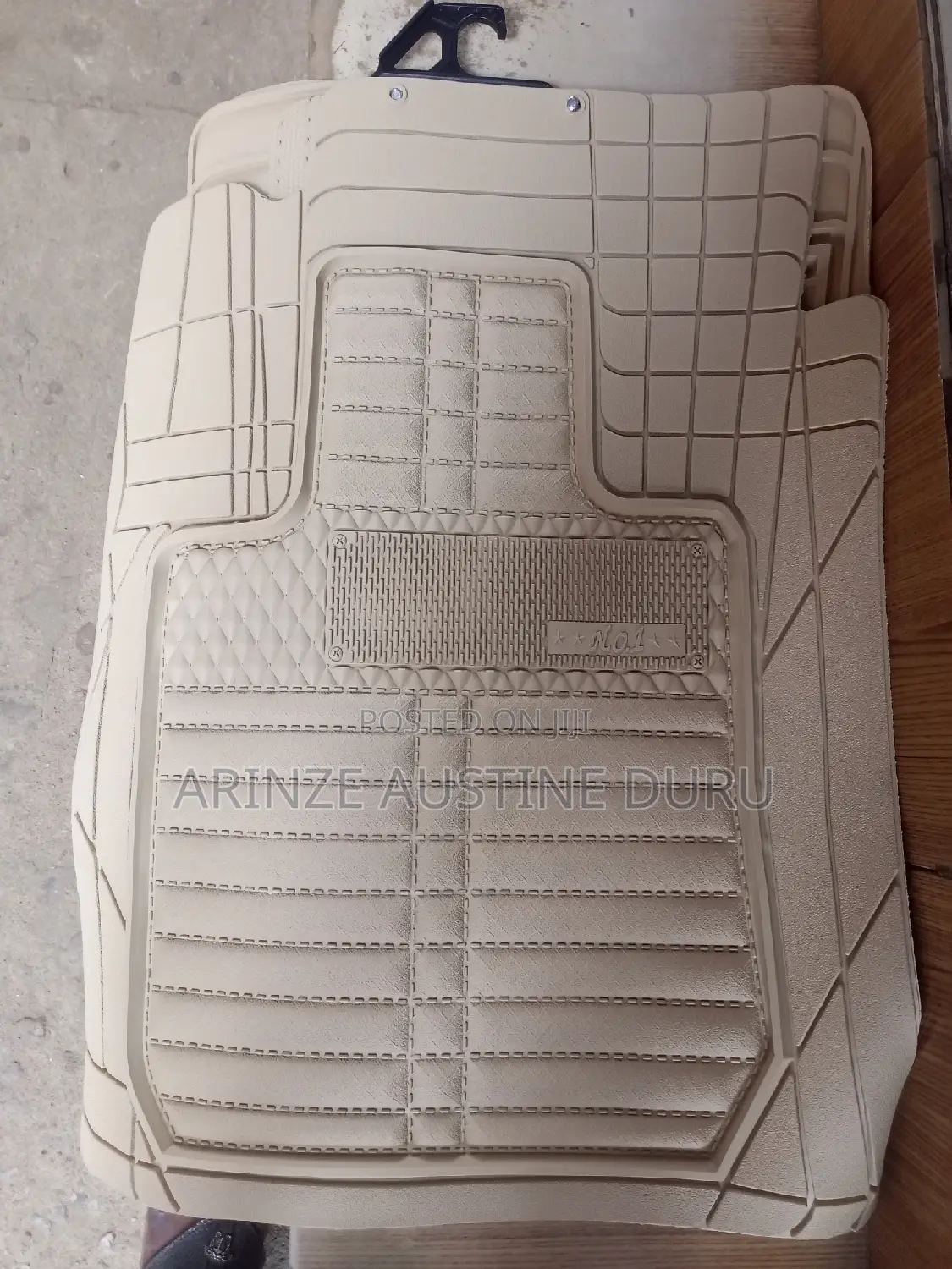 3D CREAM COLOR Floor Mats Protection Waterproof Dustproof