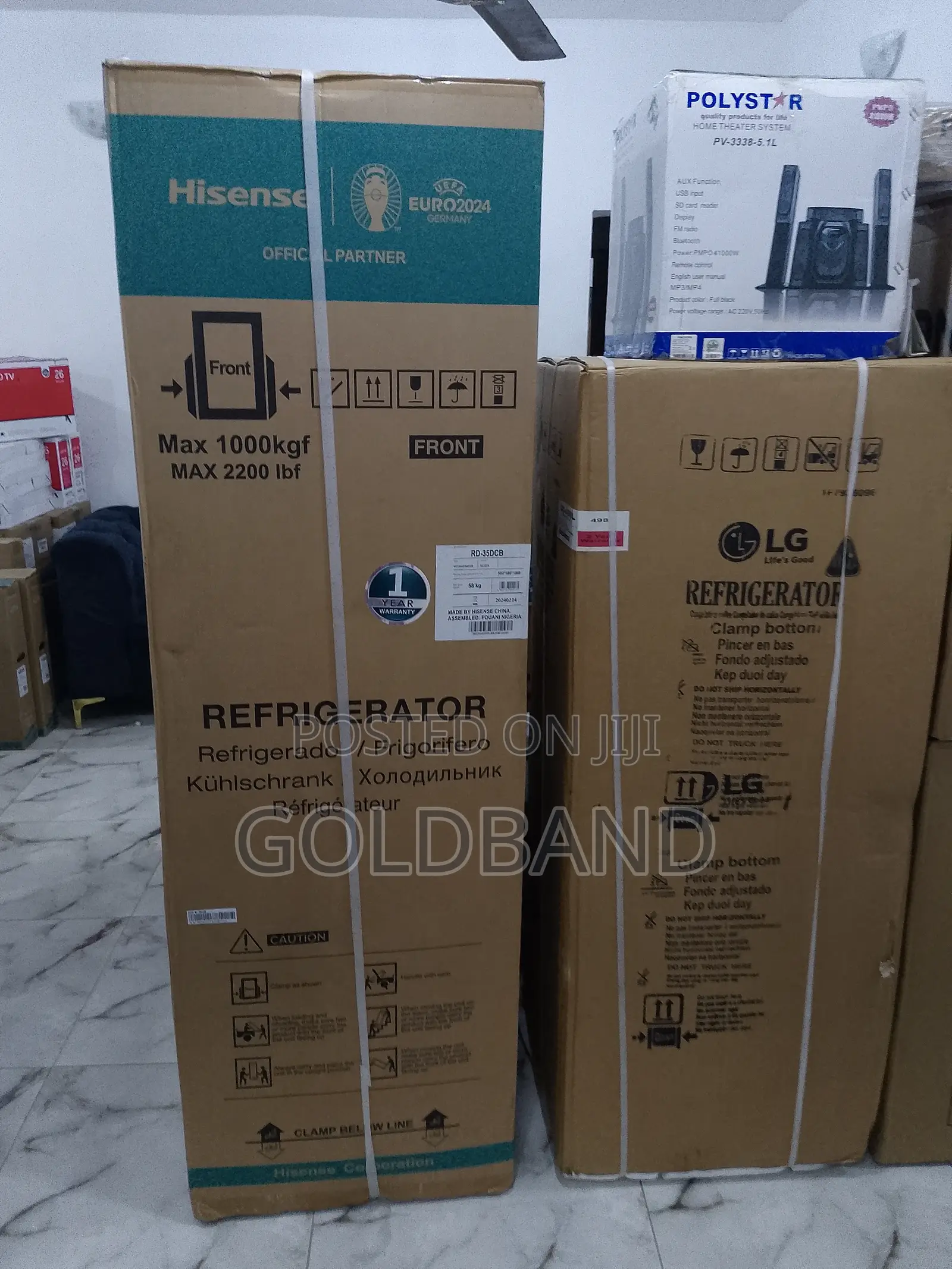 Quality Brand New Hisense Refrigerator(264L)Double Door