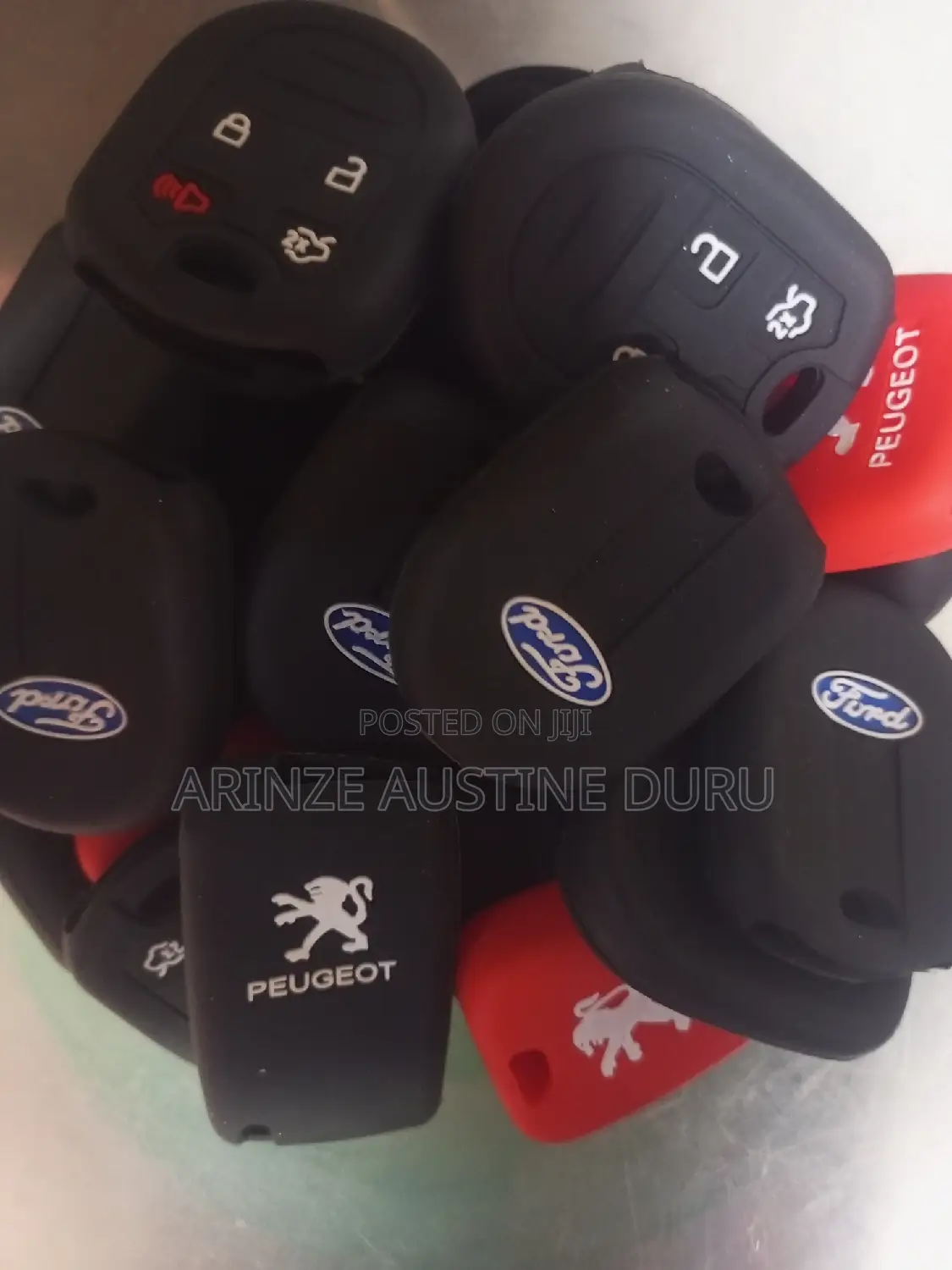 Remote Car Key Soft Rubber Case for Ford