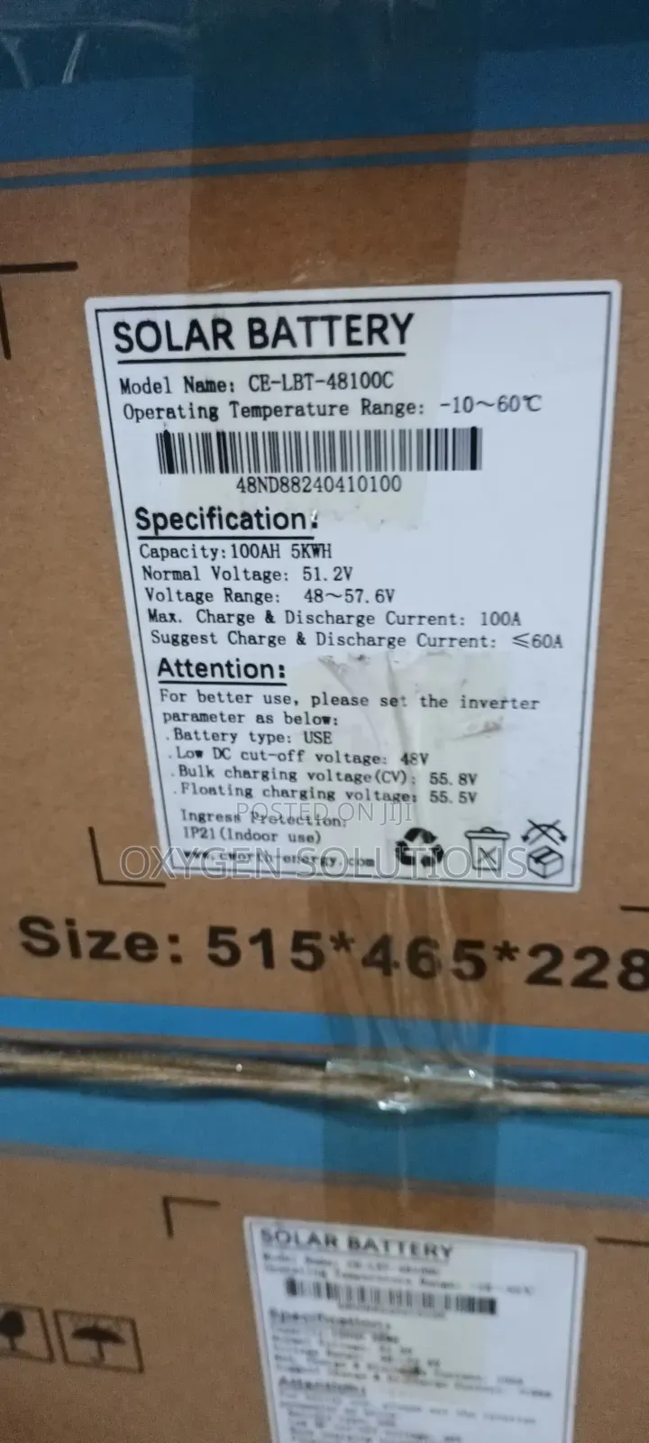 5kwh 51.2v Cworth Lithium Battery