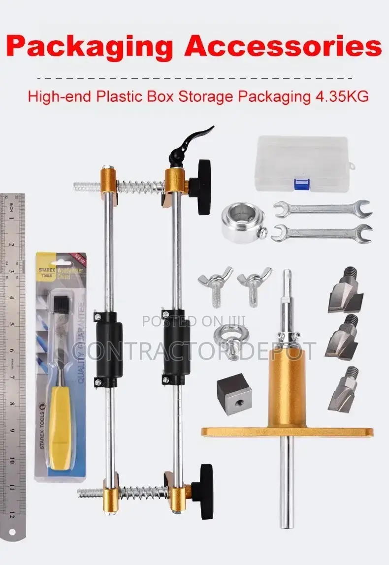 Hole Opener Door Fitting Jig Kit Mortise Tool Hole Saw Opene