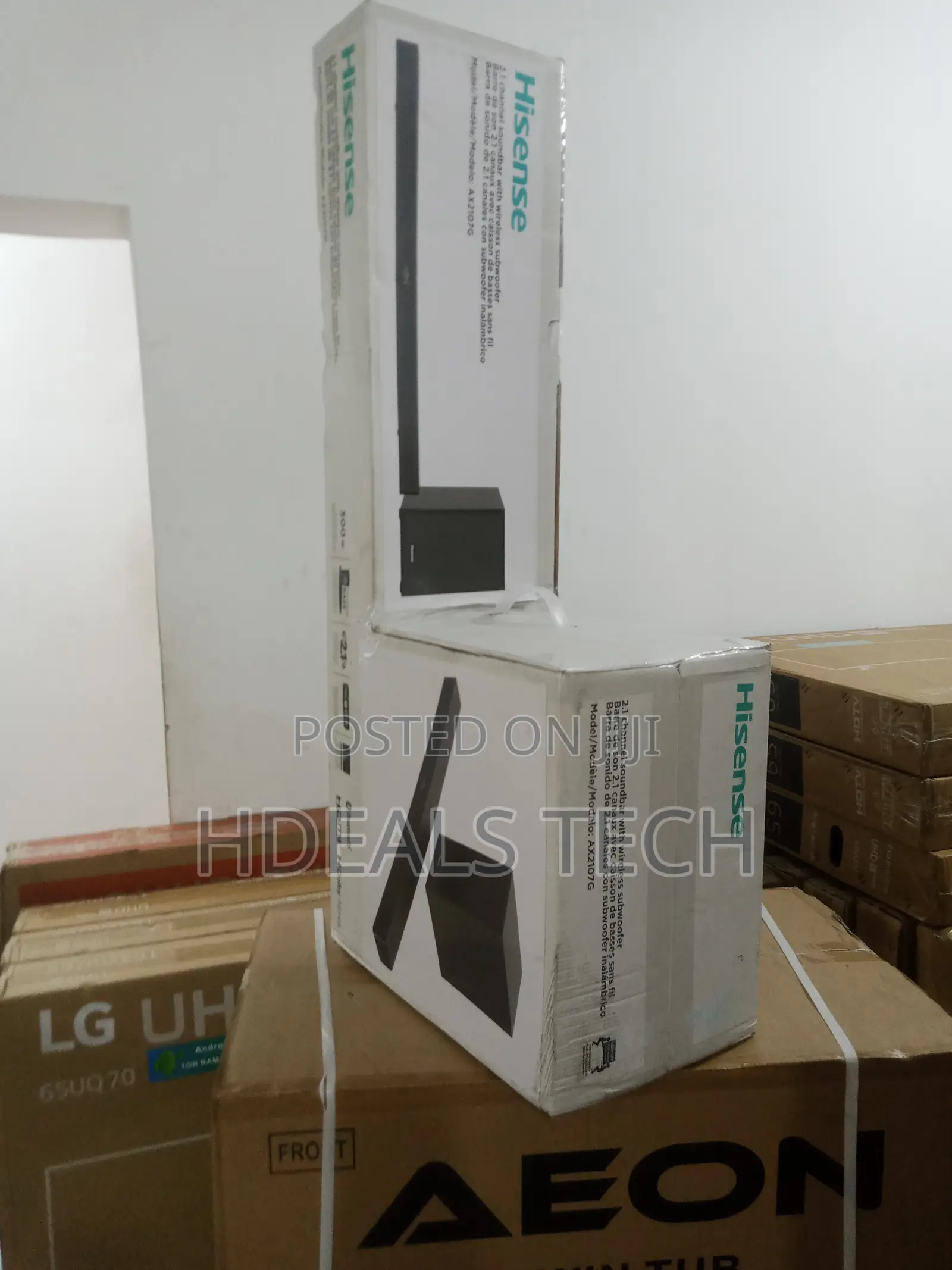 Hisense 2.1 Channel Soundbar With Wireless Subwoofer 
