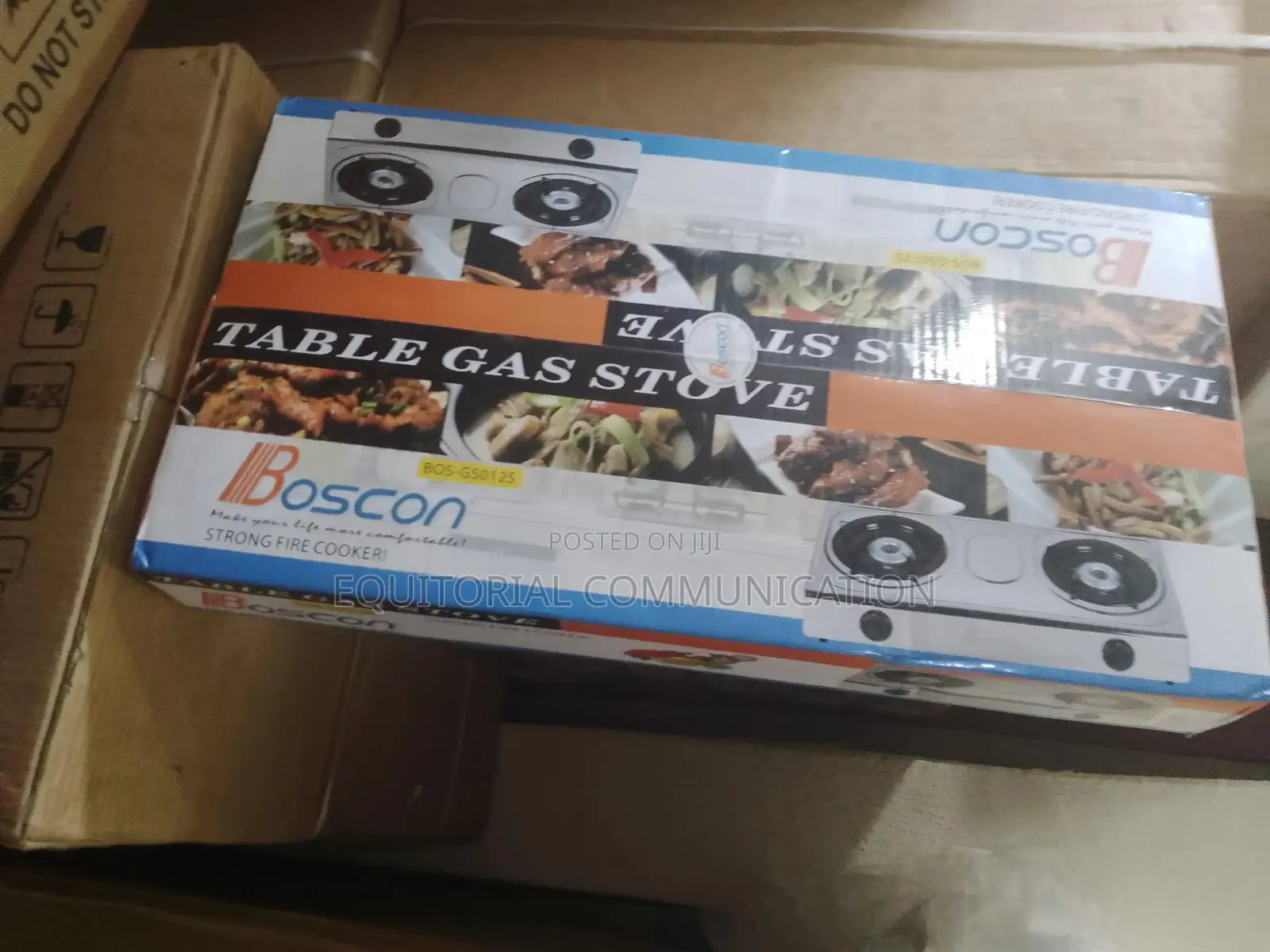 Two-Burner Boscon Table Top Gas Cooker (Bos-Gs012s)