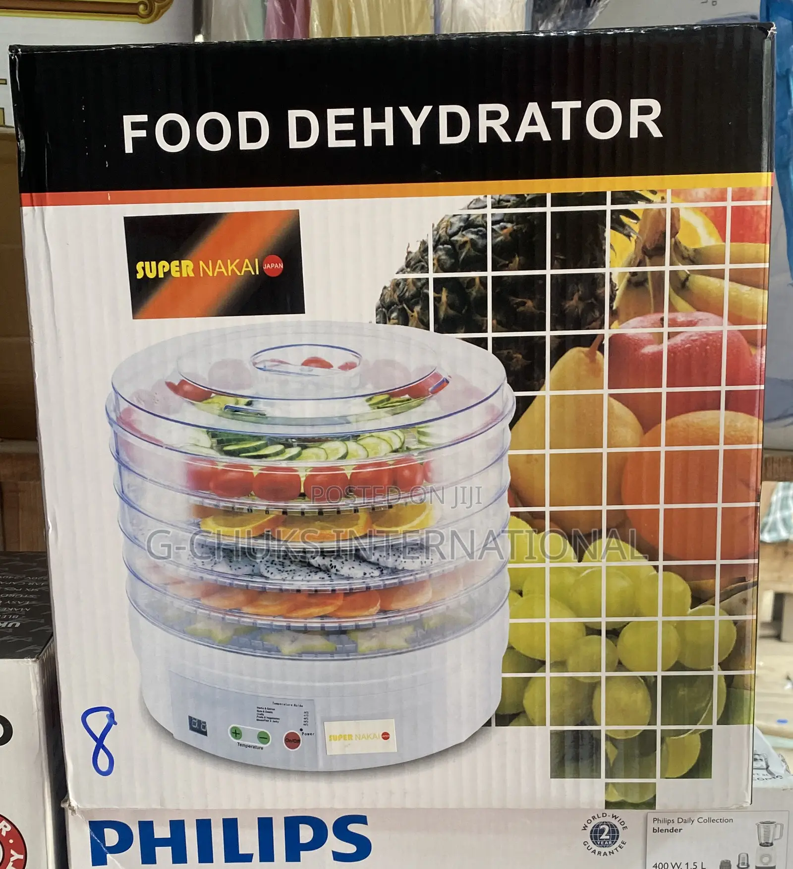Super Nakai 8 Tier Food Dehydrator -Food and Vegetable Dryer-1850w