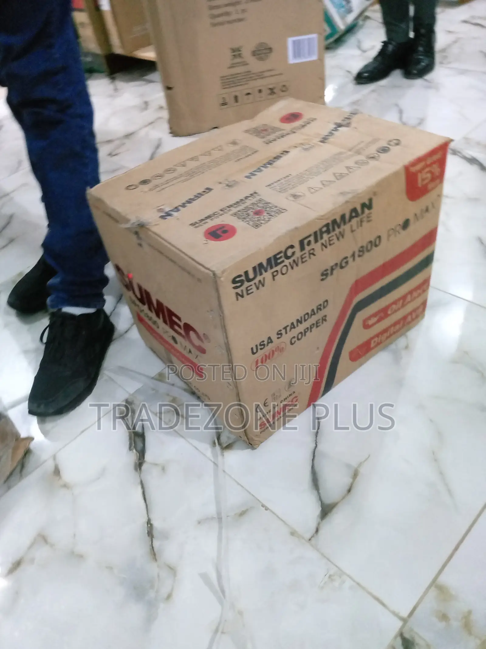 Brand New Sumec Manual Generator Spg1800