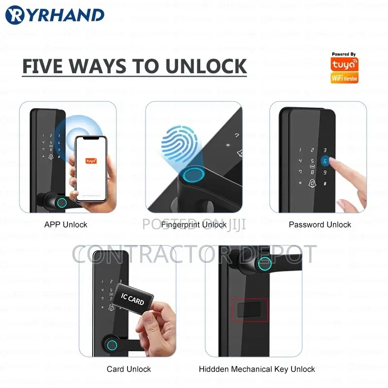 TUYA. Fingerprint Door Lock 100