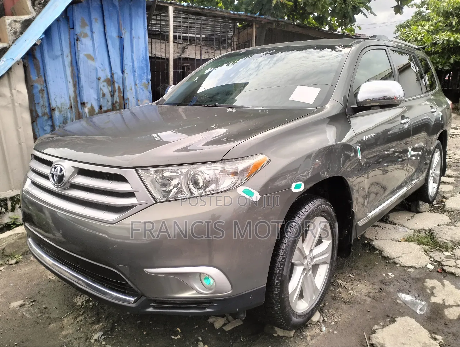Toyota Highlander Limited 3.5L 2WD 2013 Gray