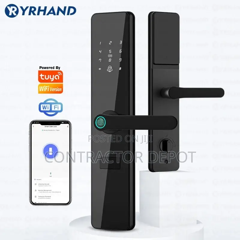 Smart Door Lock Anti-Lock Digital Electronic Lock 6068