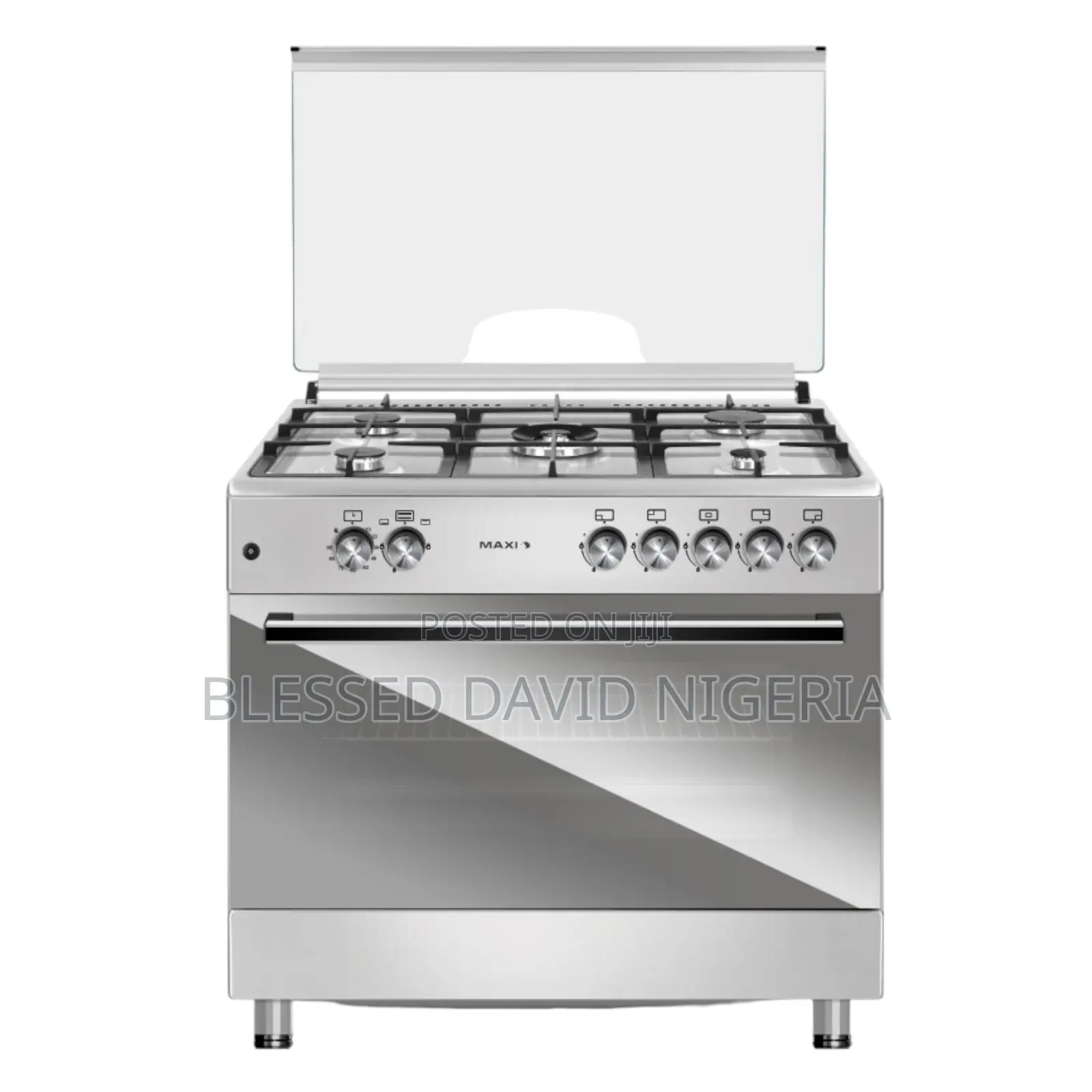 Maxi 60*90 5 Burner Gas Cooker Matte INOX TR