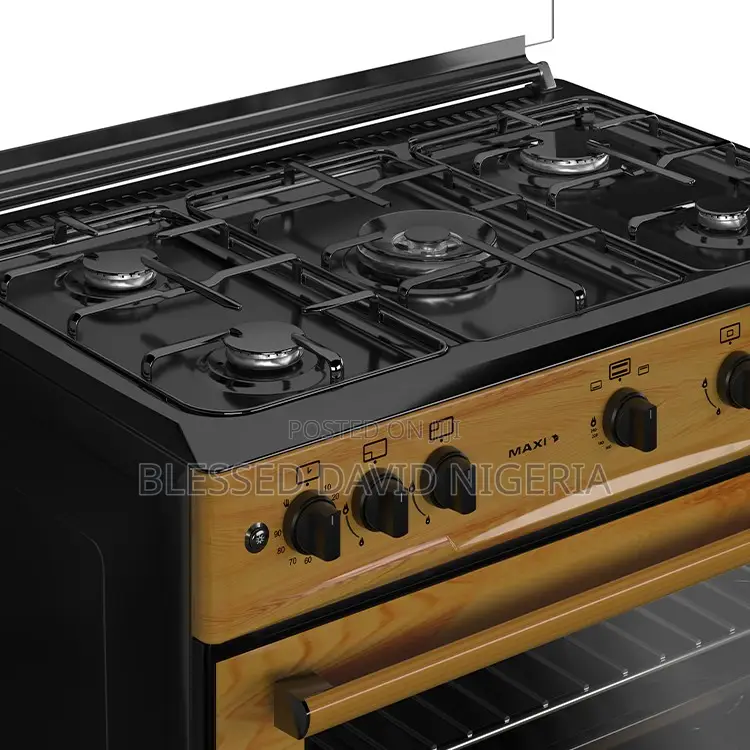 Maxi 60*90 5 Burner Gas Cooker Wood