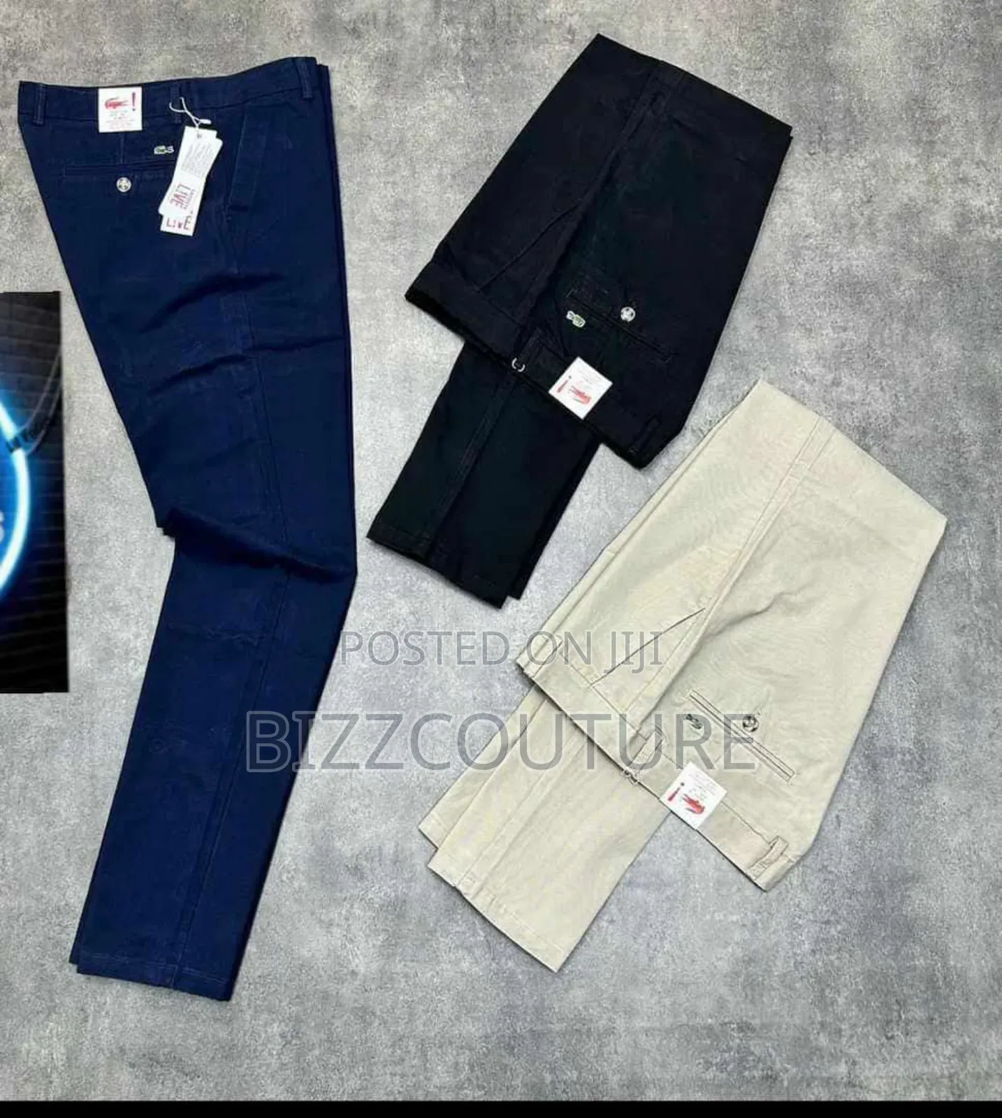 Original LACOSTE Chinos Available in Store