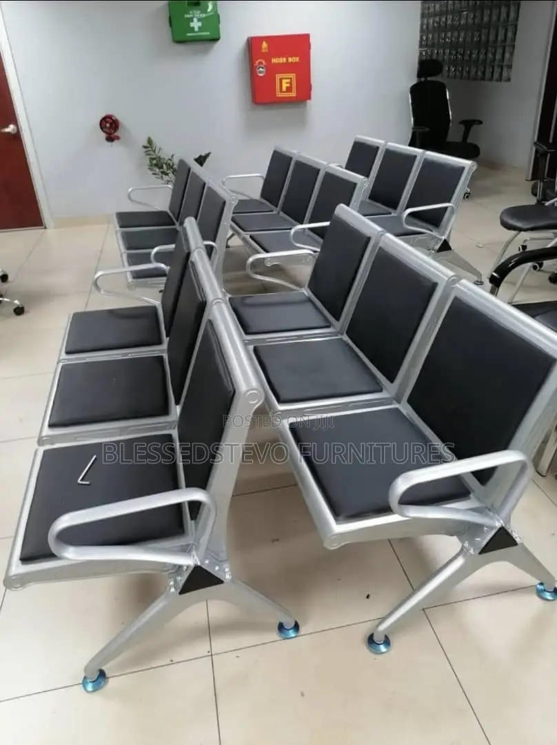 3 in One Airport Chair Black Color
