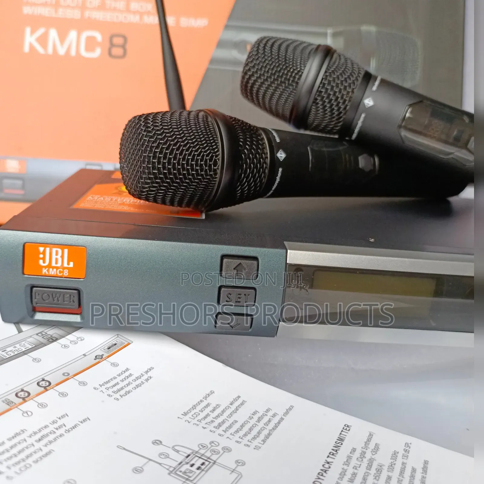 Professional KMC 8 JBL Wireless Microphone