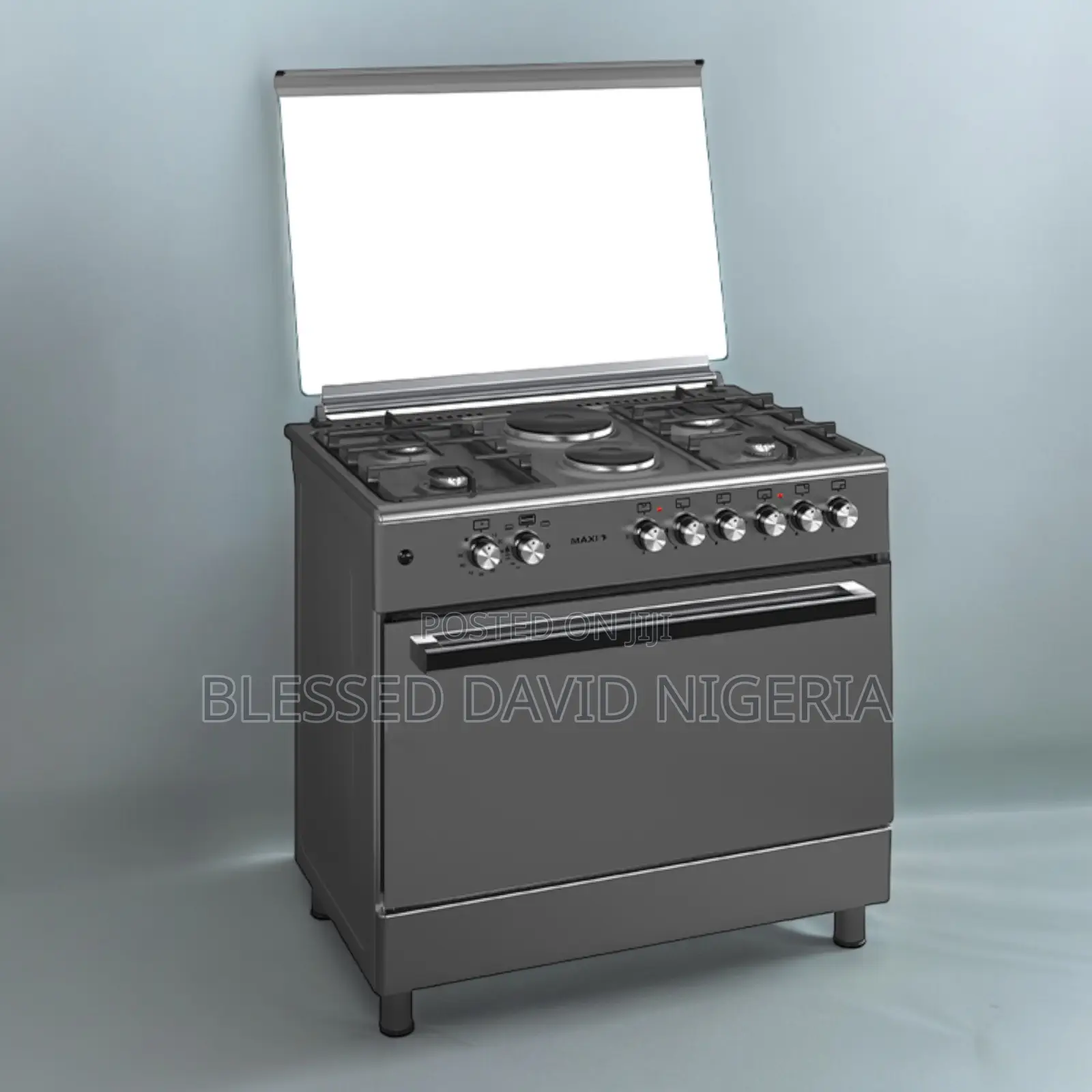 Maxi 60*90 (4+2) Burner Gas Cooker Matte INOX TR