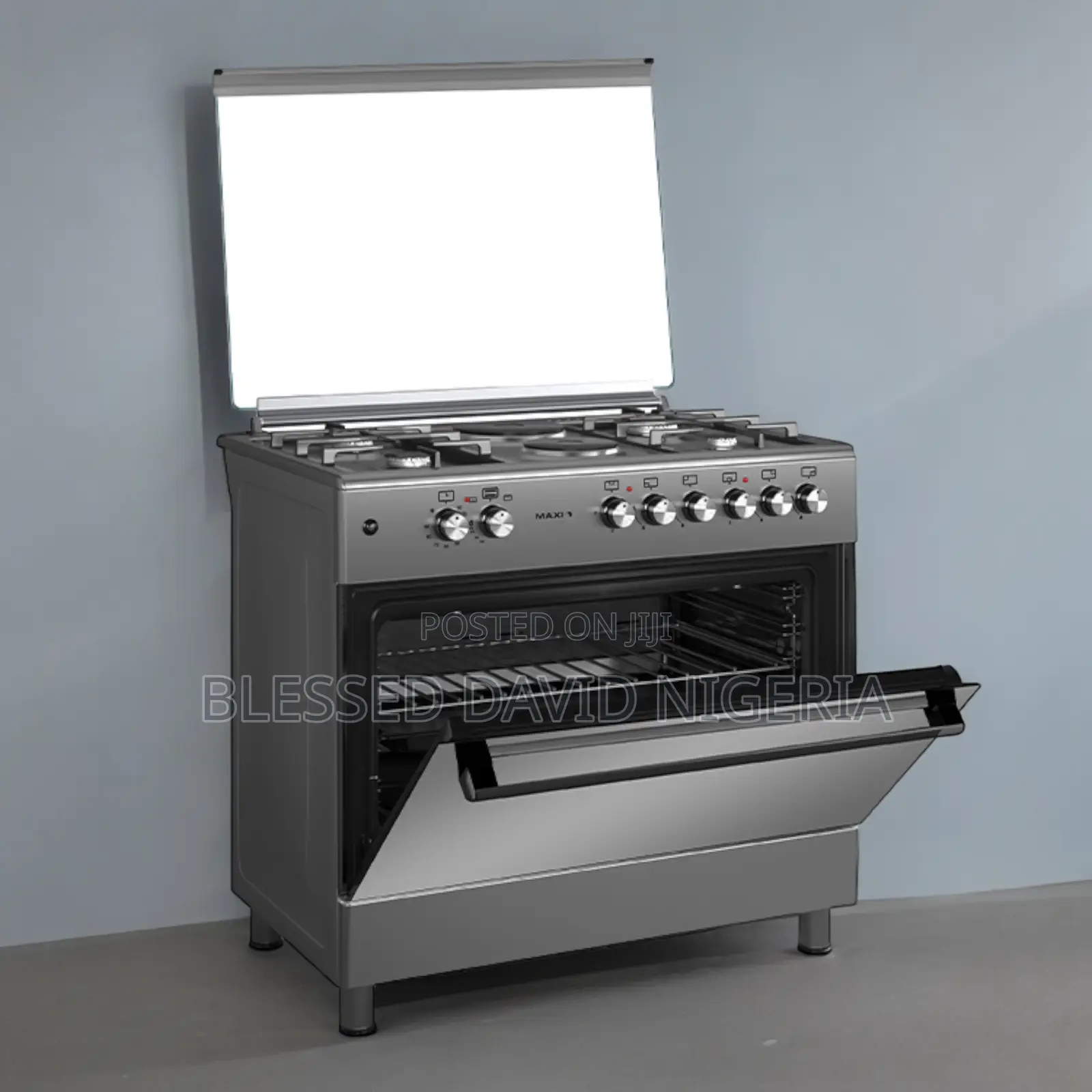 Maxi 60*90 (4+2) Burner Gas Cooker Matte INOX TR