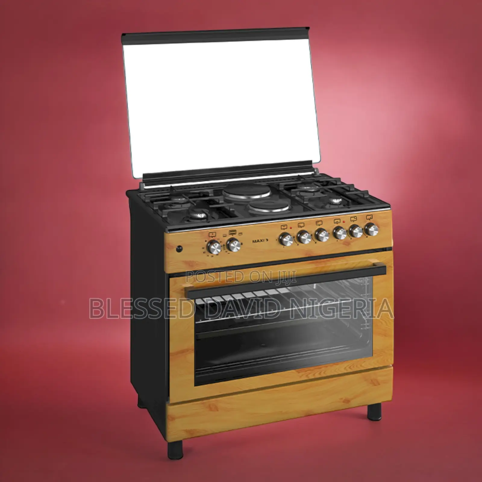 Maxi 60*90 (4+2) Burner Gas Cooker Wood TR